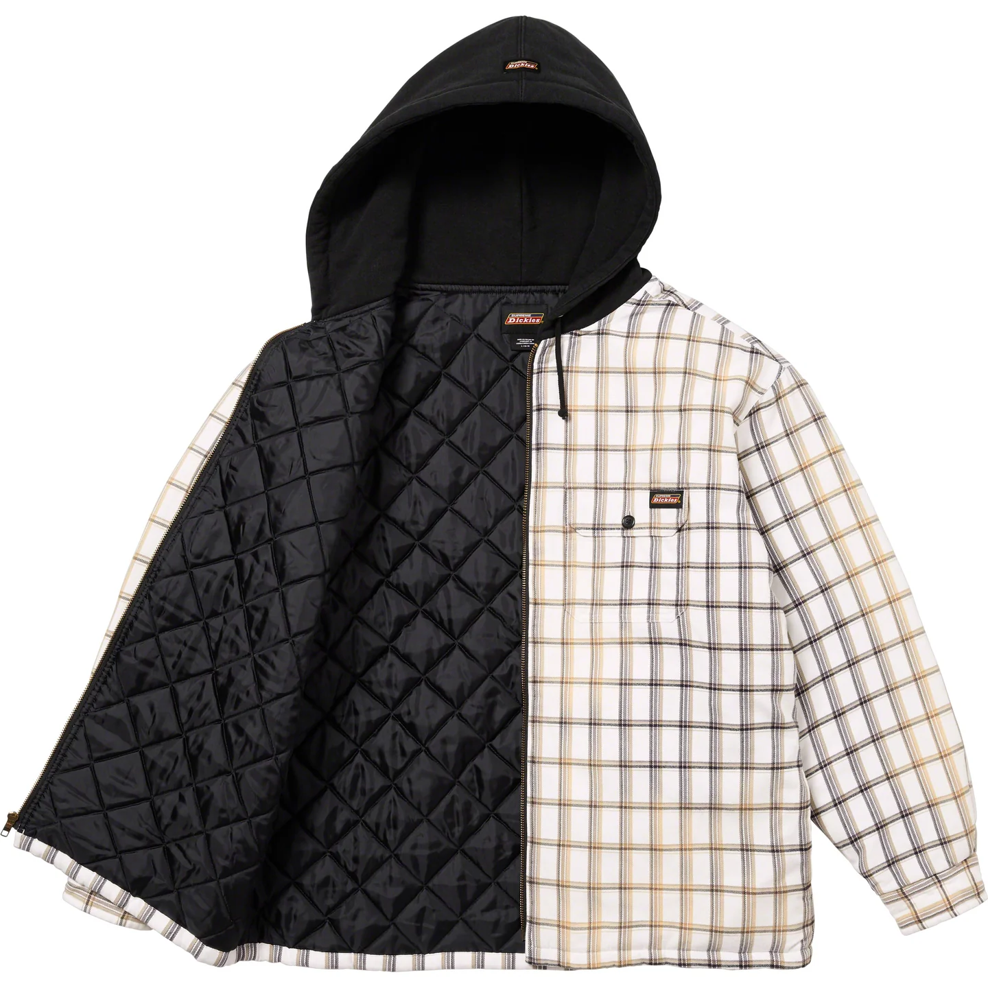 Supreme Supreme®/Dickies® Plaid Hooded Zip Up Shirt