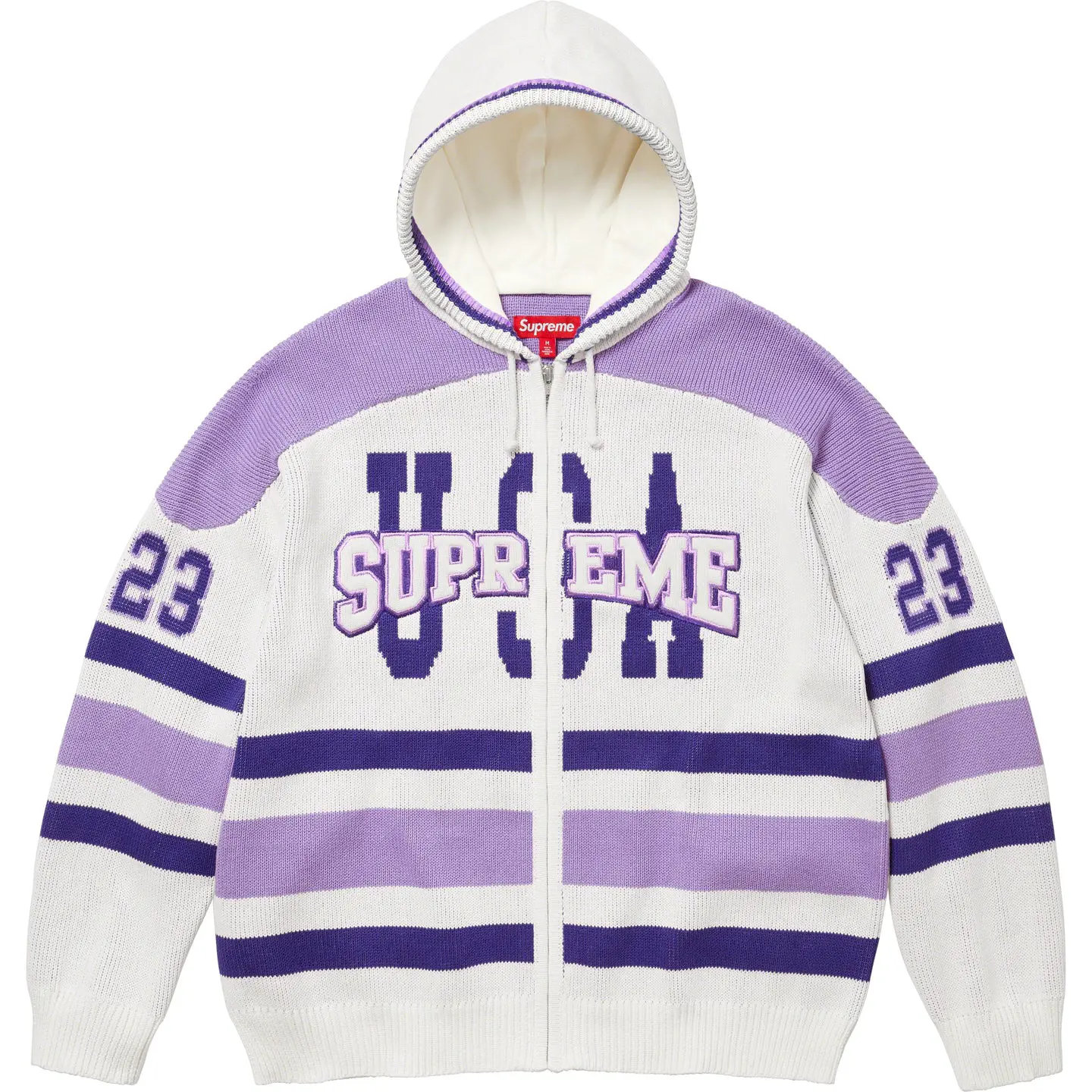 Supreme USA Zip Up Hooded Sweater