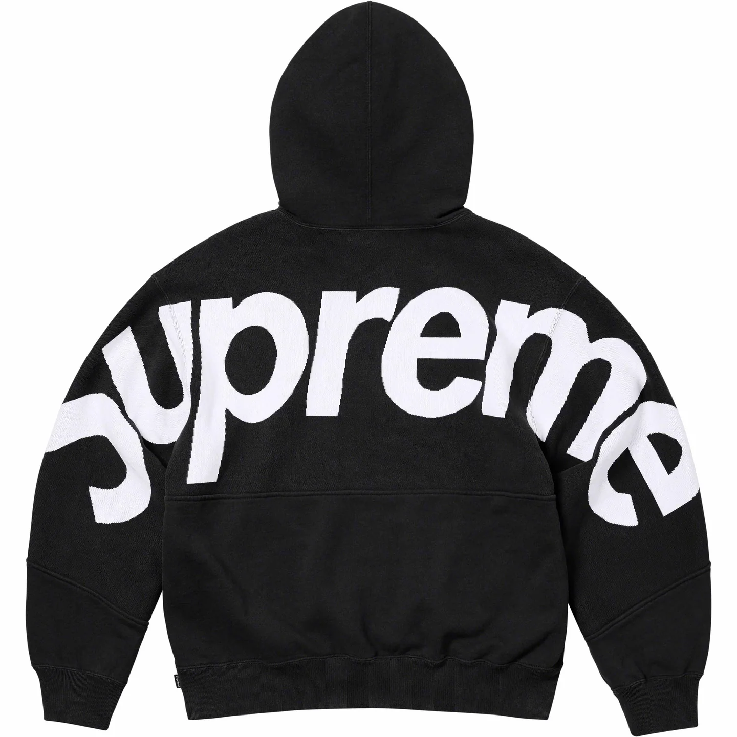 Supreme Big Logo Jacquard Hooded Sweatshirt