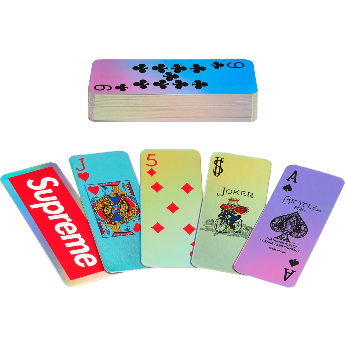 Supreme Supreme®/Bicycle® Holographic Slice Cards