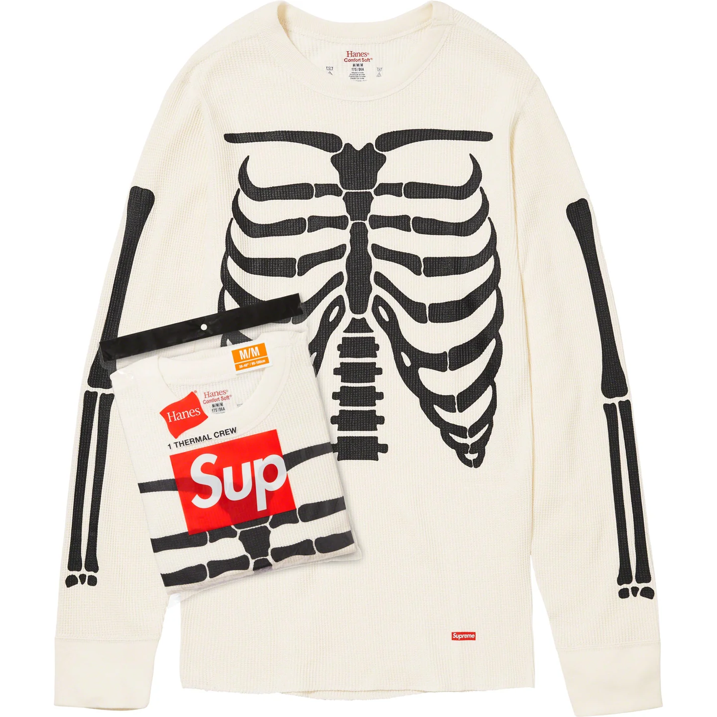 Supreme®/Hanes® Bones Thermal Crew (1 Pack) | Supreme 23fw