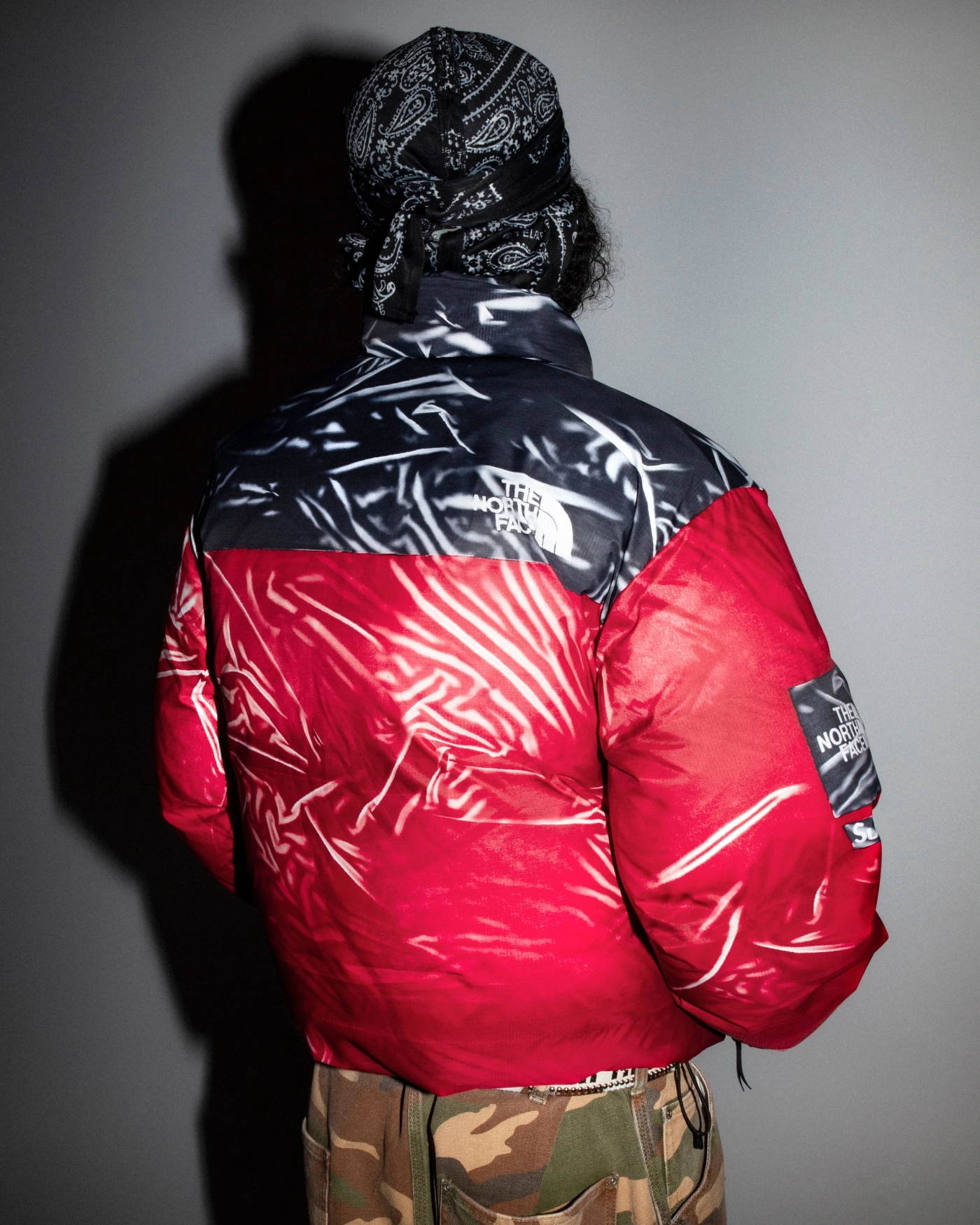 Supreme®/The North Face® Trompe L'oeil Printed Nuptse Jacket ...