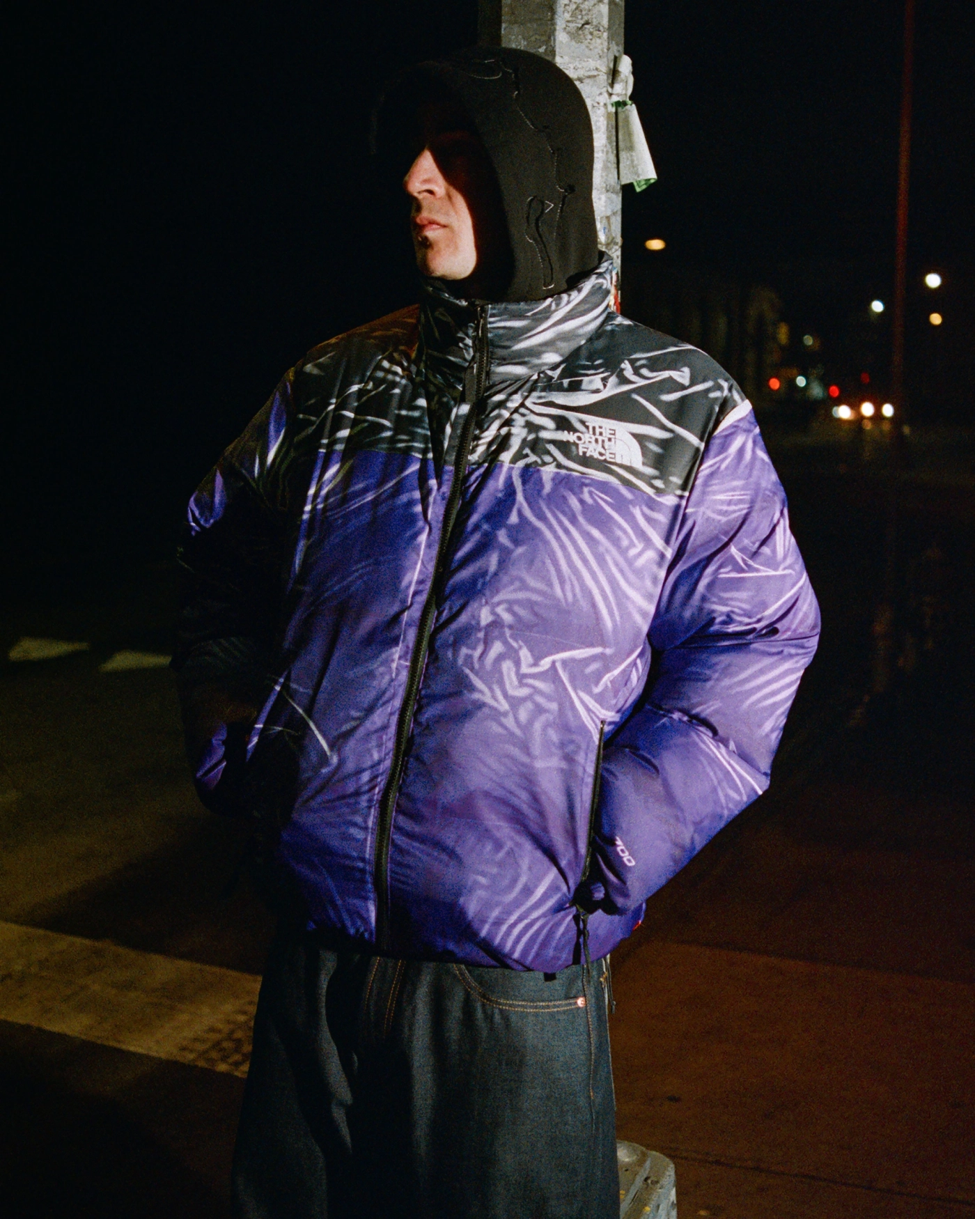 TNF Trompe Loeil Printed Nuptse Jacket www.aavaranskin.com