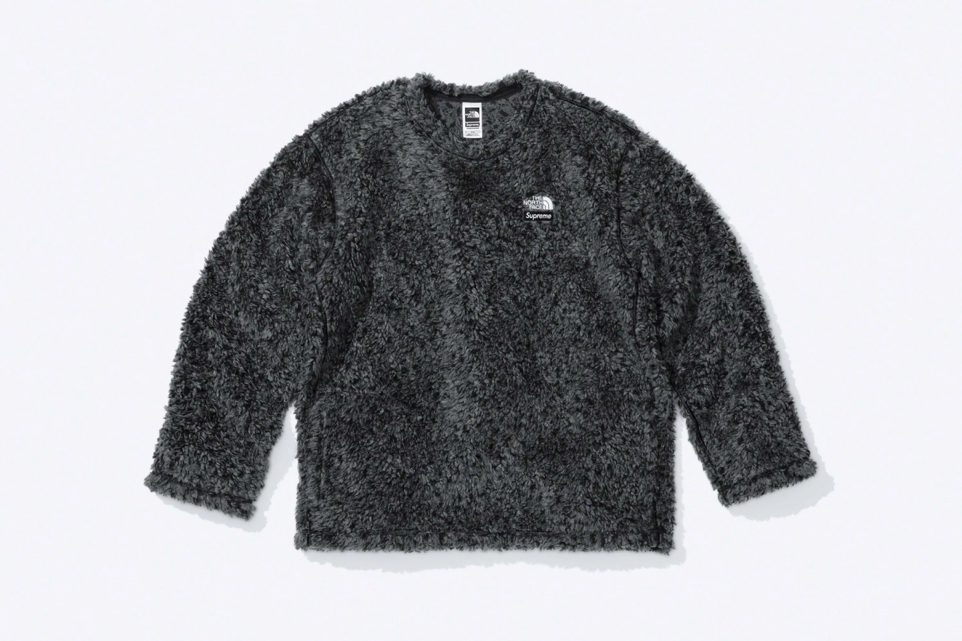 送料無料 L 黒 Supreme The North Face High Pile Fleece L/S Top ...