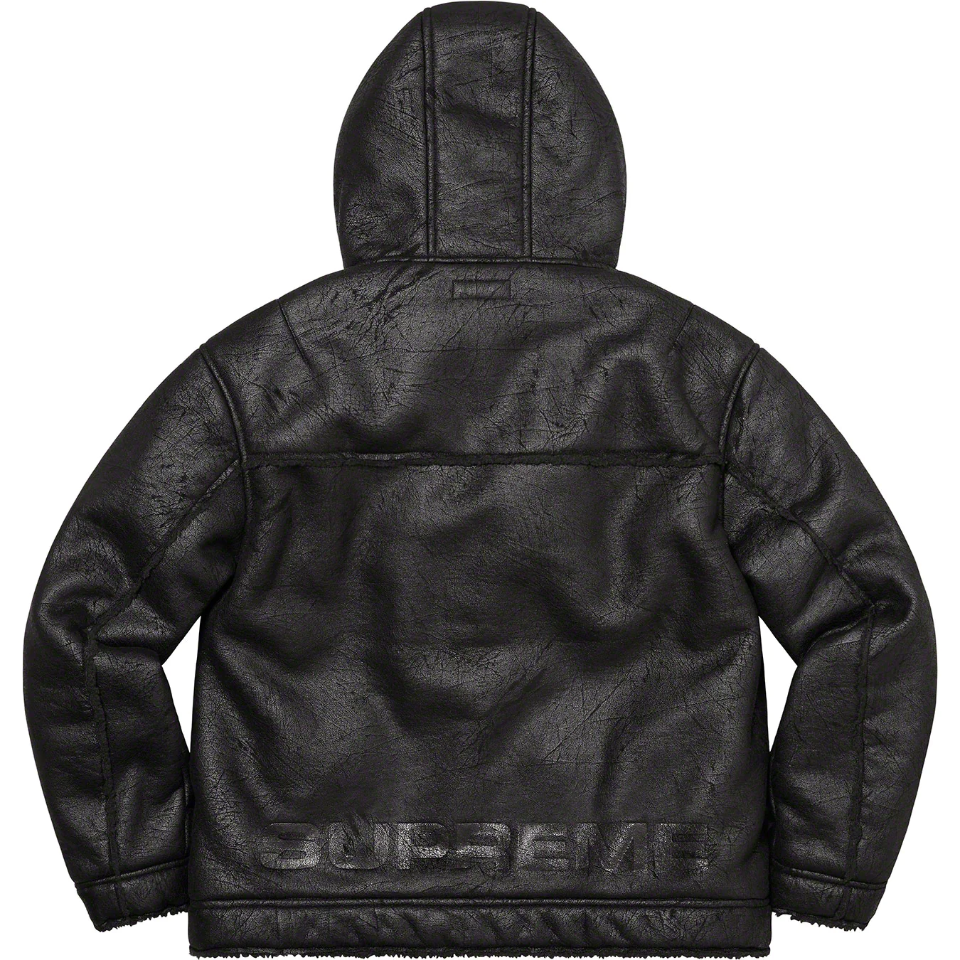 Faux Shearling Hooded Jacket | Supreme 23ss