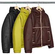 Supreme Faux Shearling Hooded Jacket