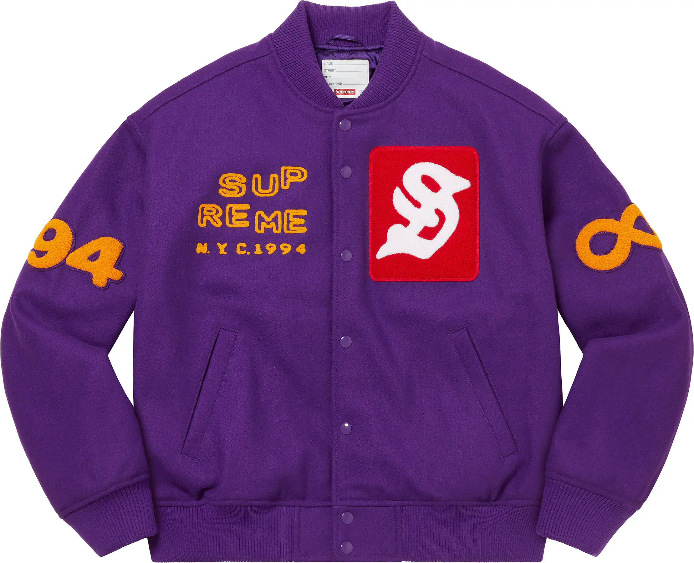 Supreme Supreme Tourist Varsity Jacket