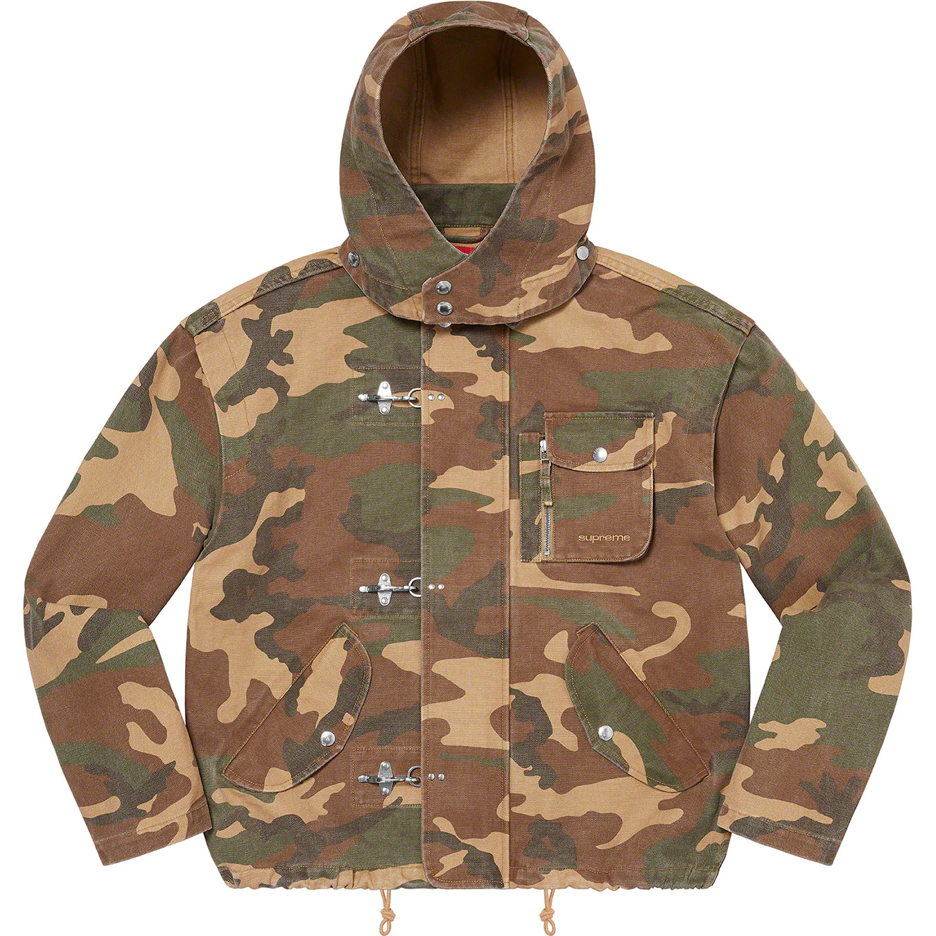 TanCamoSIZESupreme Canvas Clip Jacket