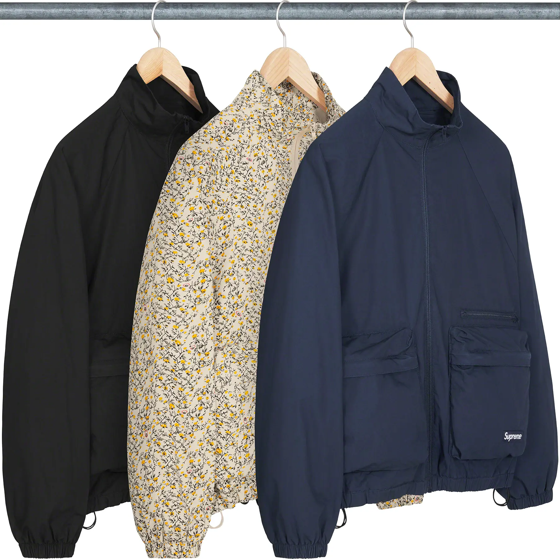 [Supreme] Raglan Utility Jacket - Blackトラックジャケット