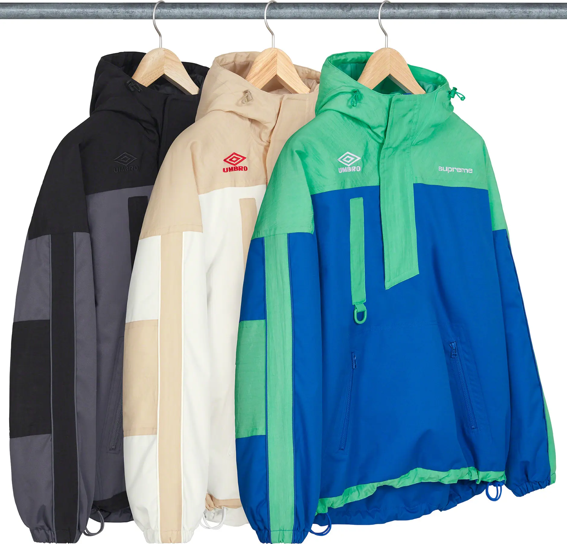 Supreme Umbro Hooded Anorak Royal M - ナイロンジャケット