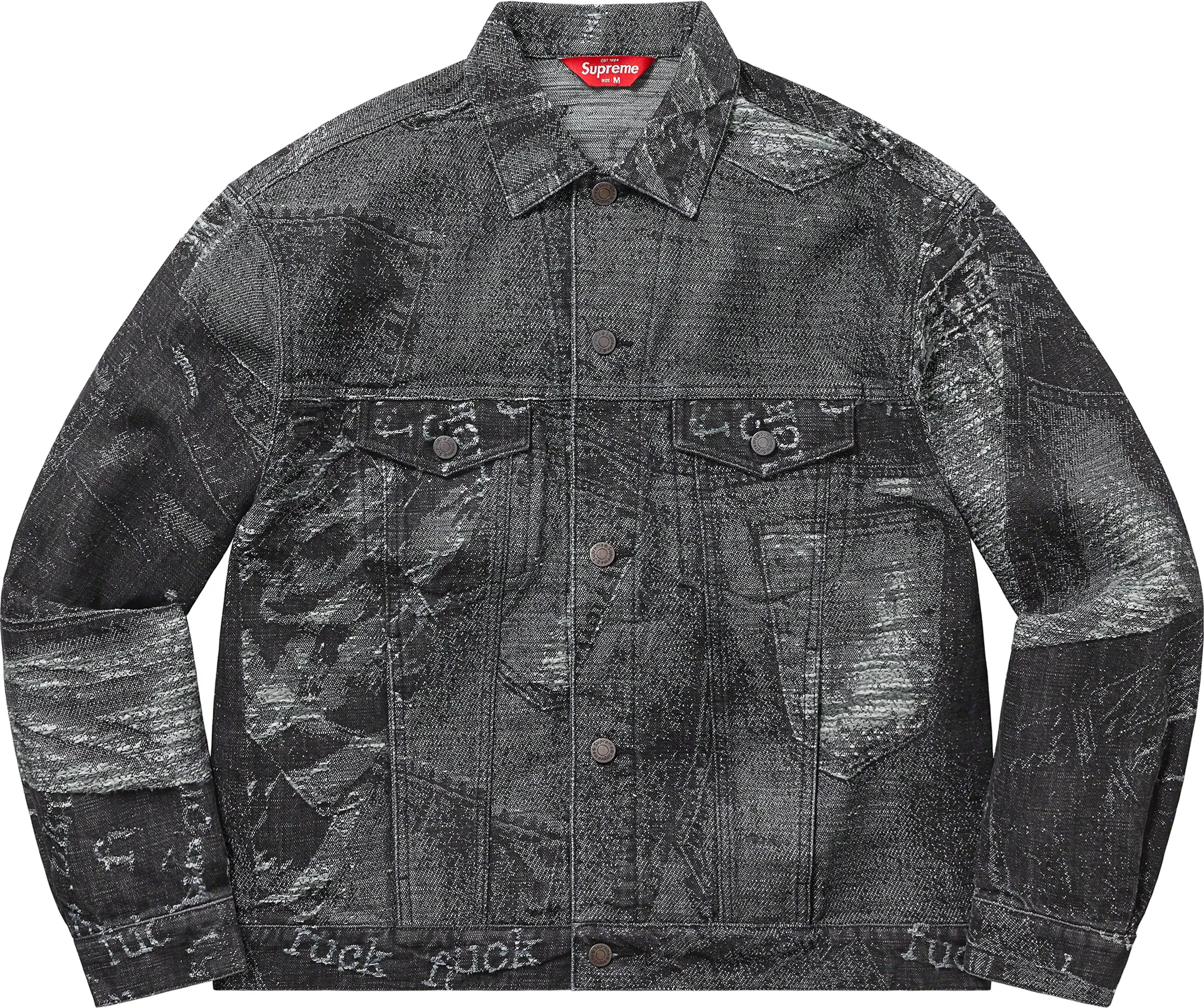 Supreme Supreme Archive Denim Jacquard Trucker Jacket