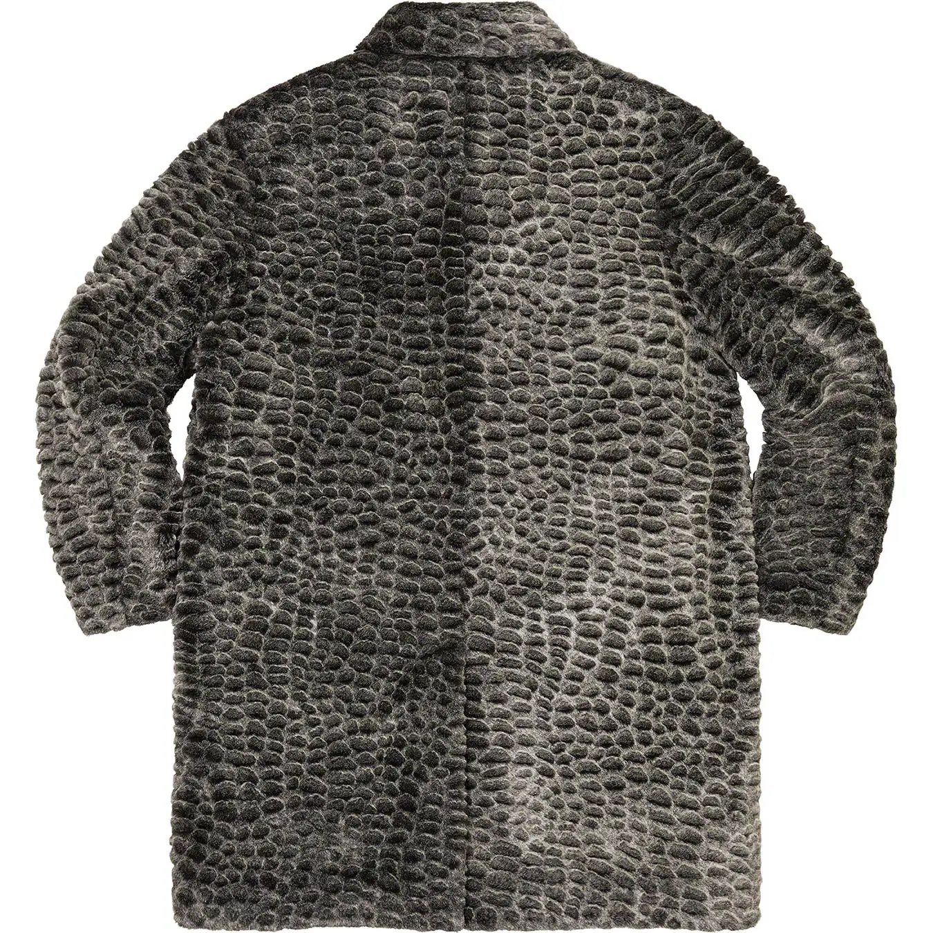 Supreme Croc Faux Fur Overcoat
