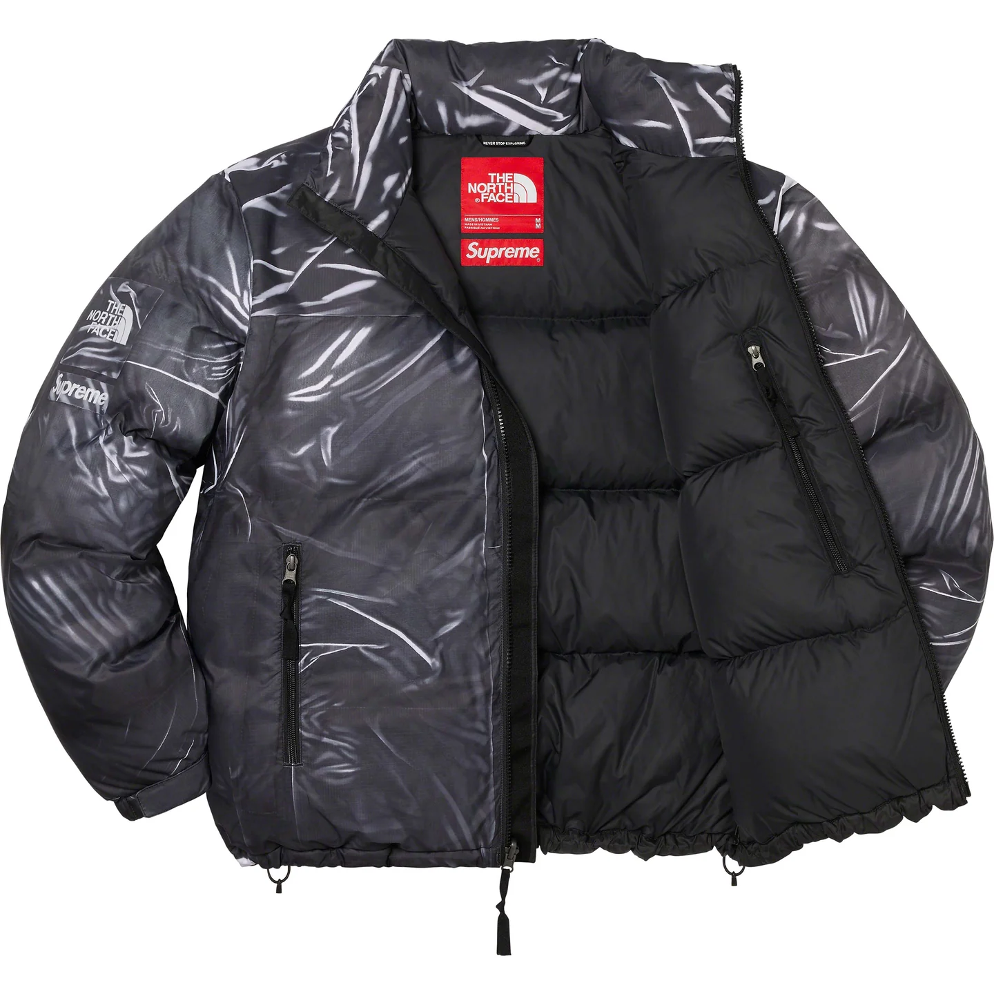 プリンティドヌプシジャケットSupreme The North Face Trompe Loeil ...