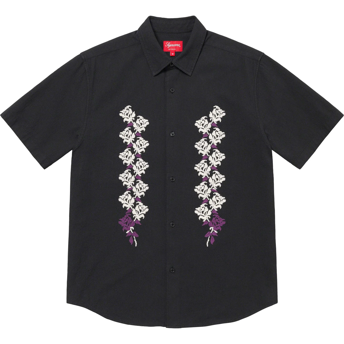 Supreme Needlepoint S/S Shirtjasondill - シャツ