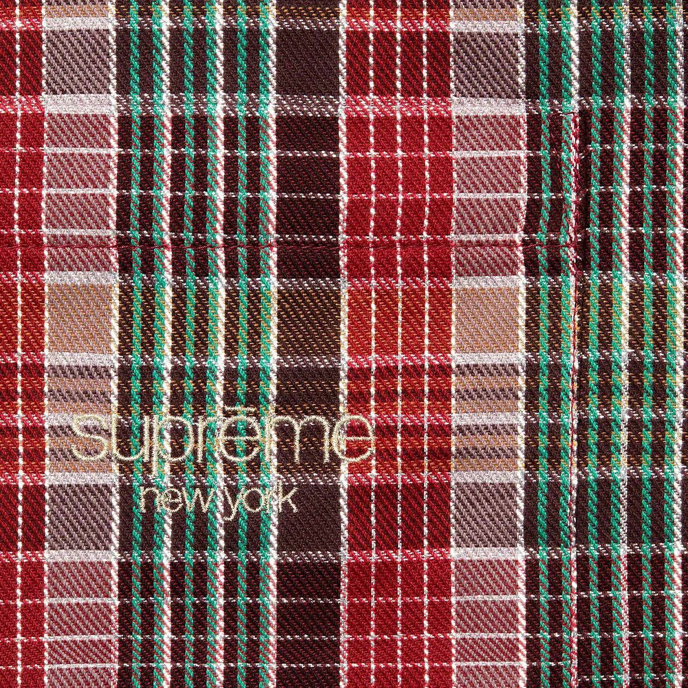 Supreme Metallic Plaid S/S Shirt