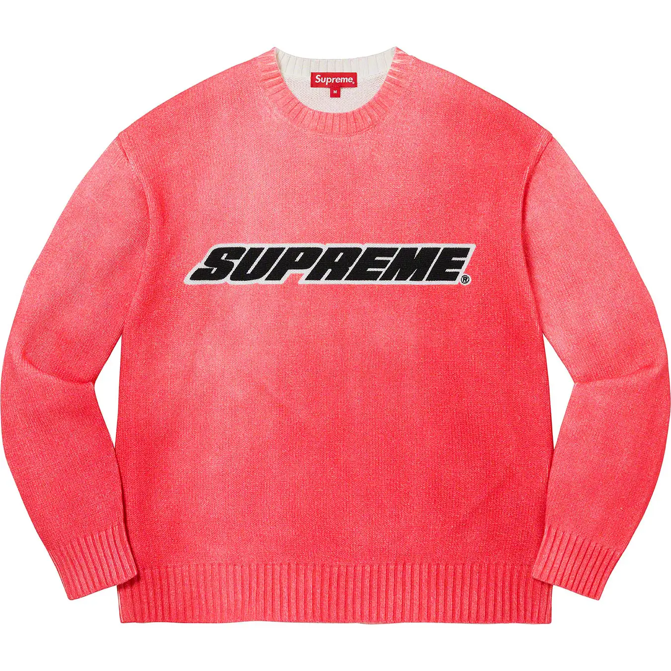Printed Washed Sweater | Supreme 23ss