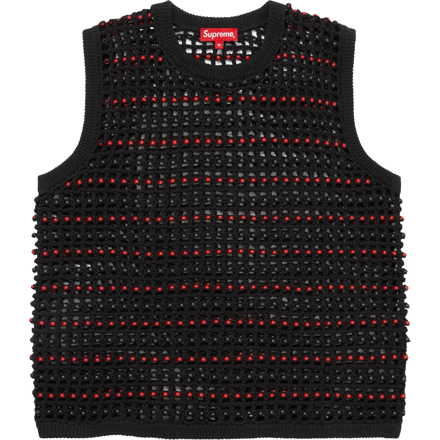 Supreme Beaded Sweater Vest Brown