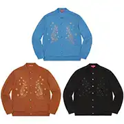 Supreme Beaded Applique Cardigan