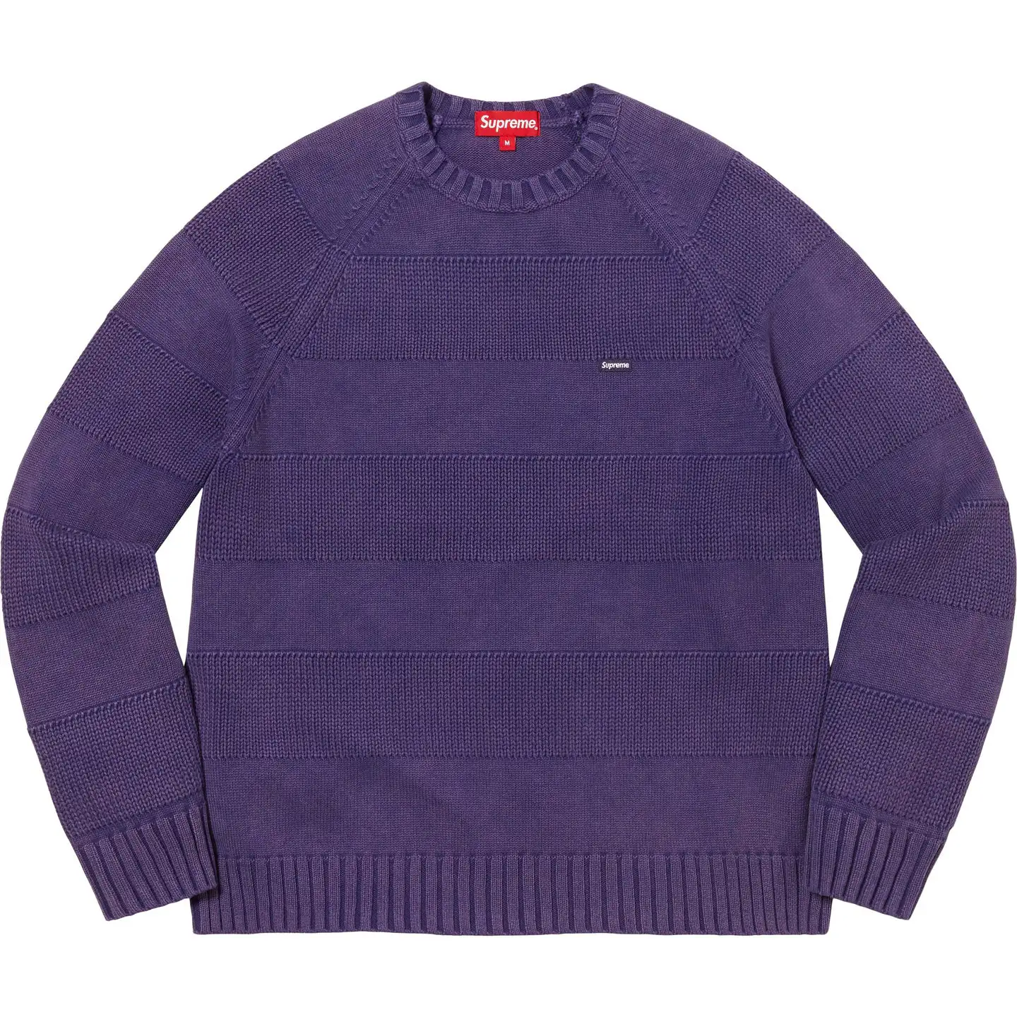 着丈69Supreme Small Box Stripe Sweater  XL