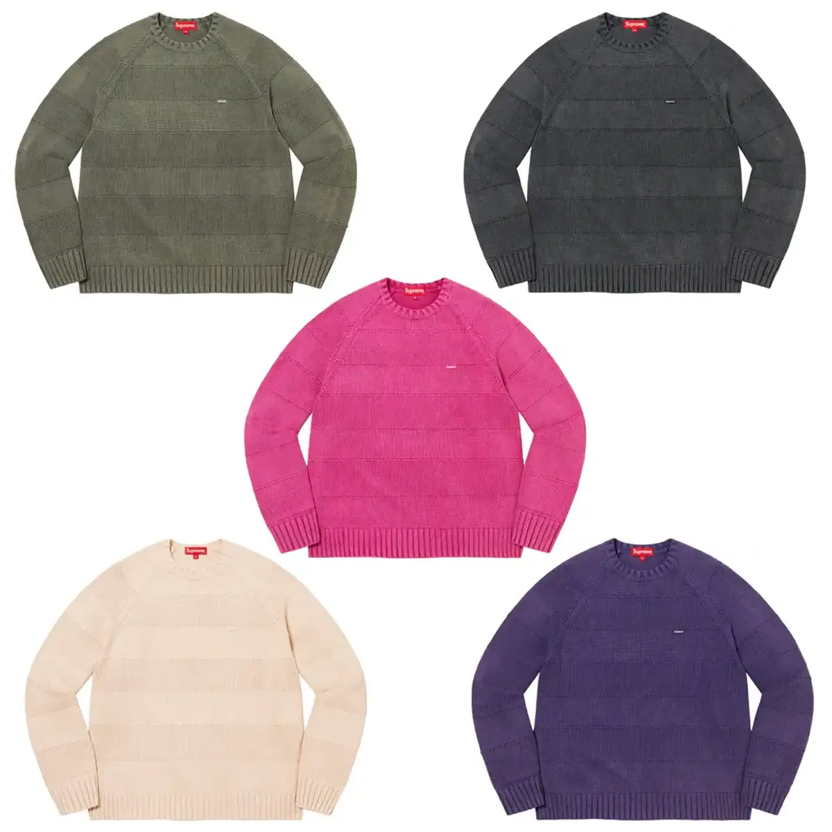 Small Box Stripe Sweater | Supreme 23ss