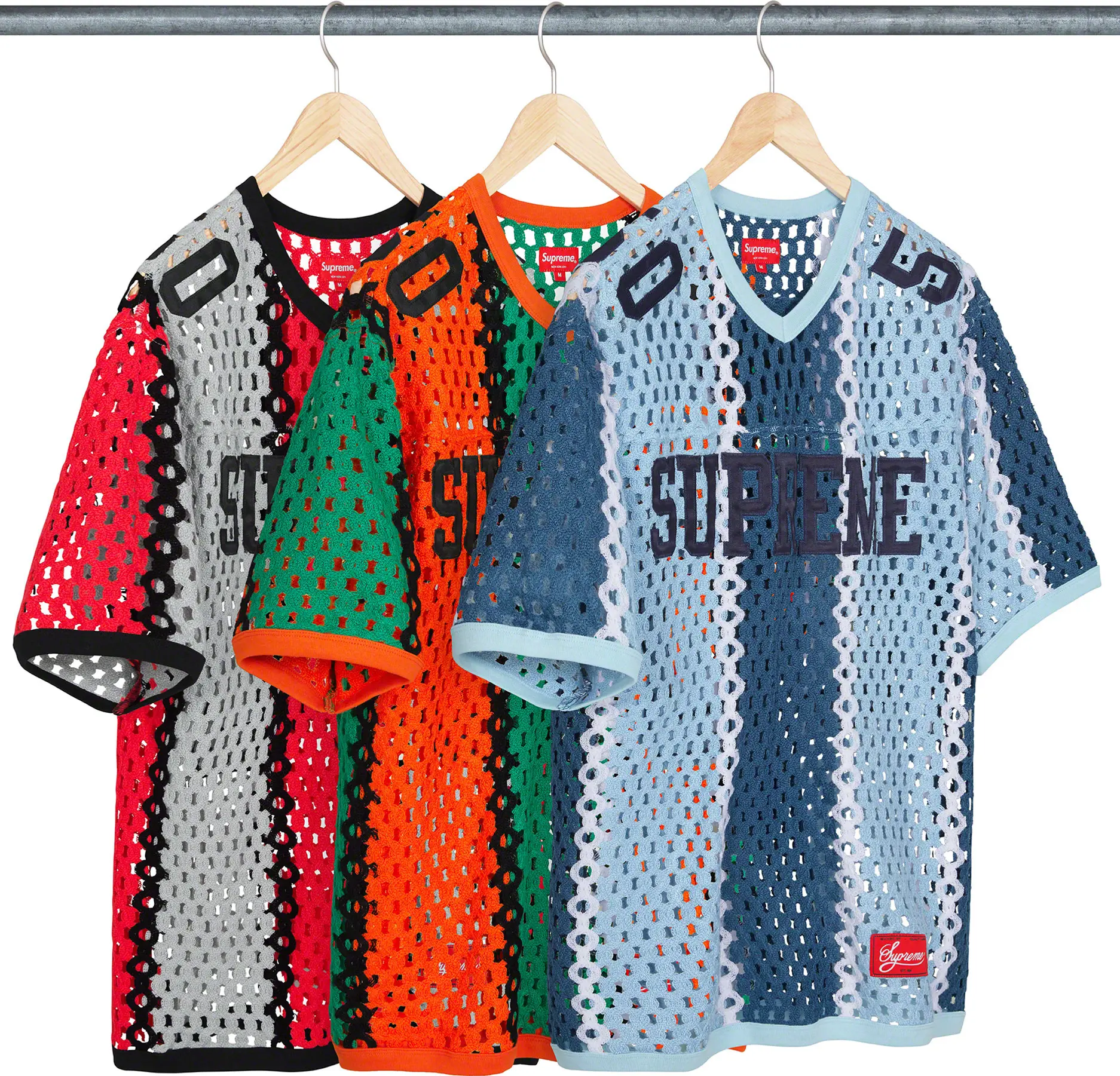 Supreme Crochet Football Jersey