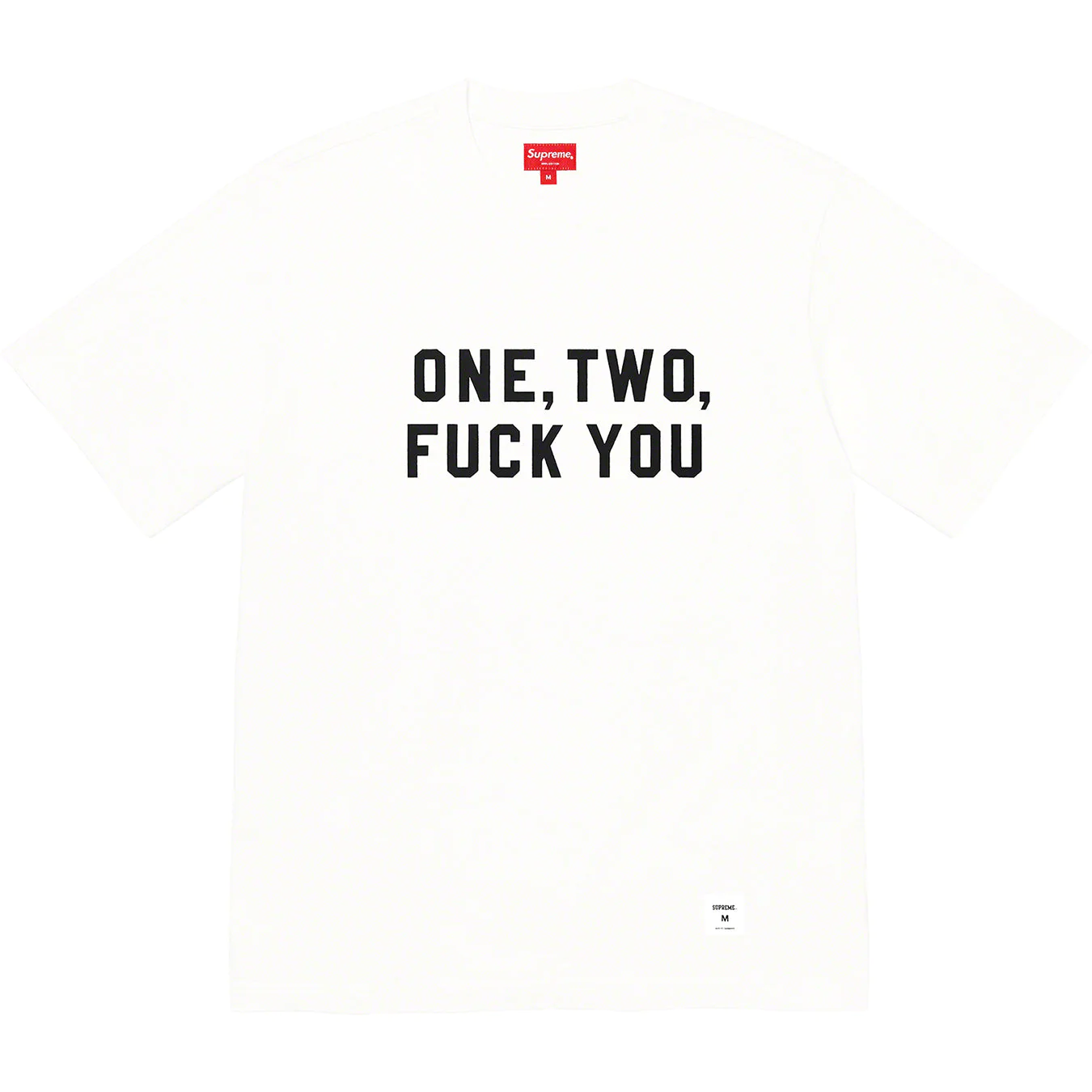Supreme One Two Fuck You S/S Top
