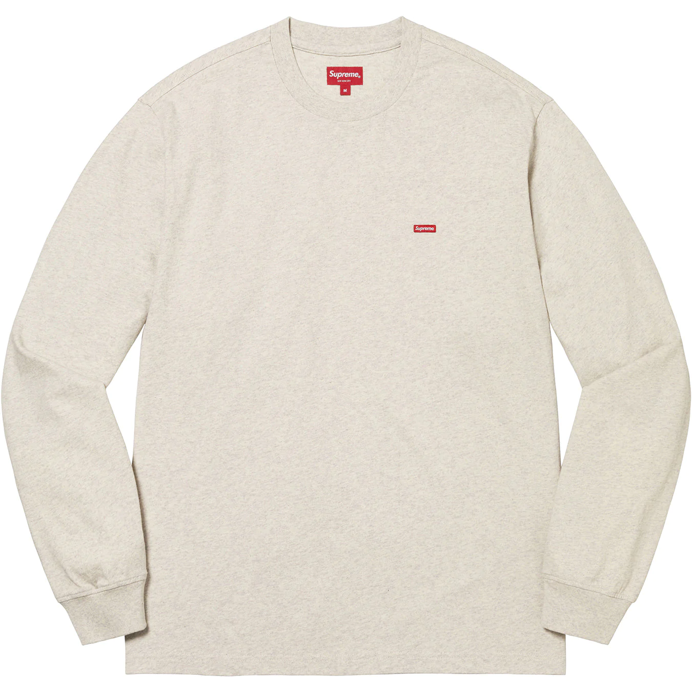 Supreme Small BOX L/S Tee WHITE