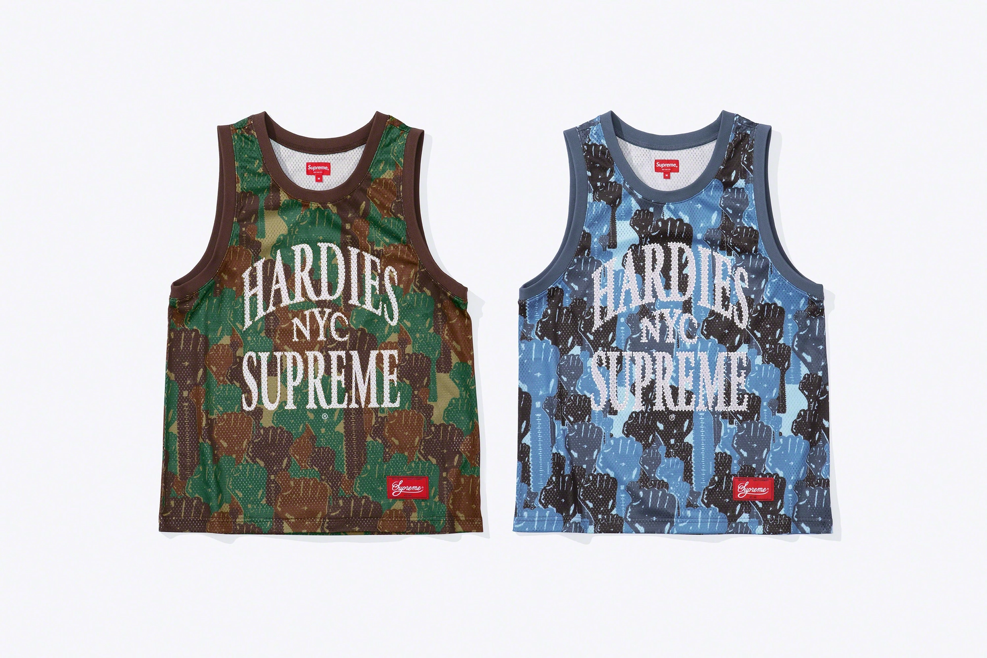 Supreme/Hardies Camo Basketball Jersey | Supreme 23ss
