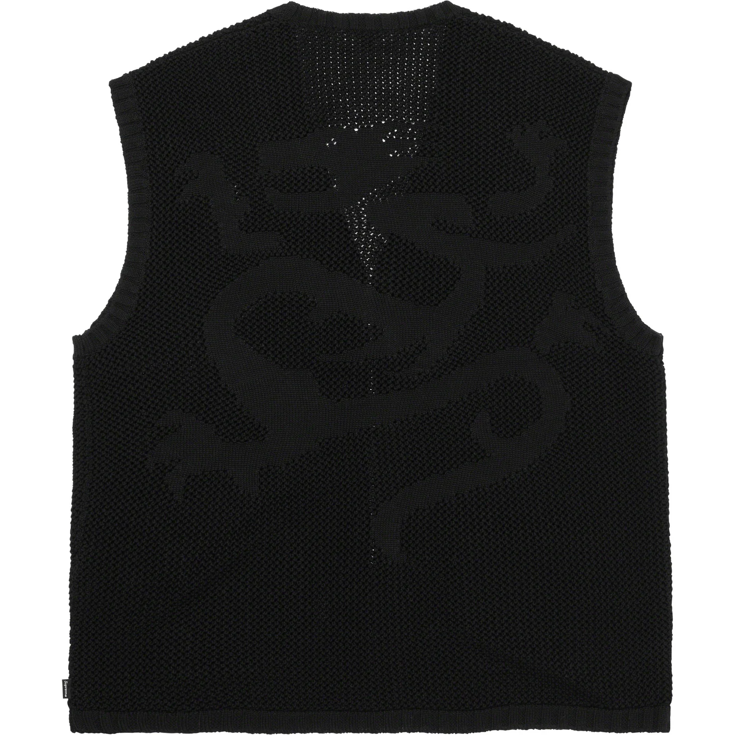 Dragon Zip Up Sweater Vest | Supreme 23ss