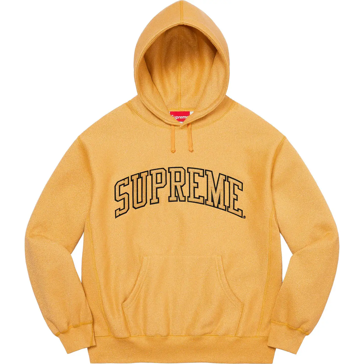 Supreme Glitter Arc Hooded Sweatshirtグリッターアーチロゴフーディー