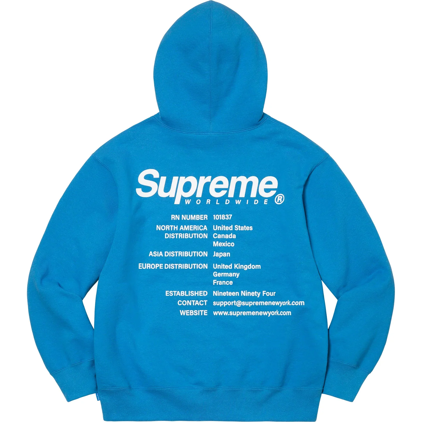 Worldwide Hooded Sweatshirt | Supreme 23ss