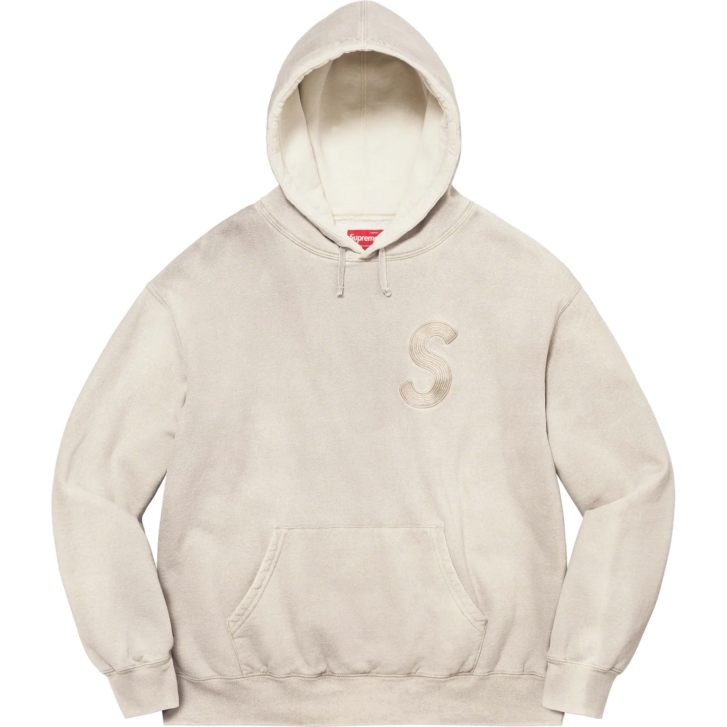 Supreme Overdyed S Logo Hooded Sweatshirt