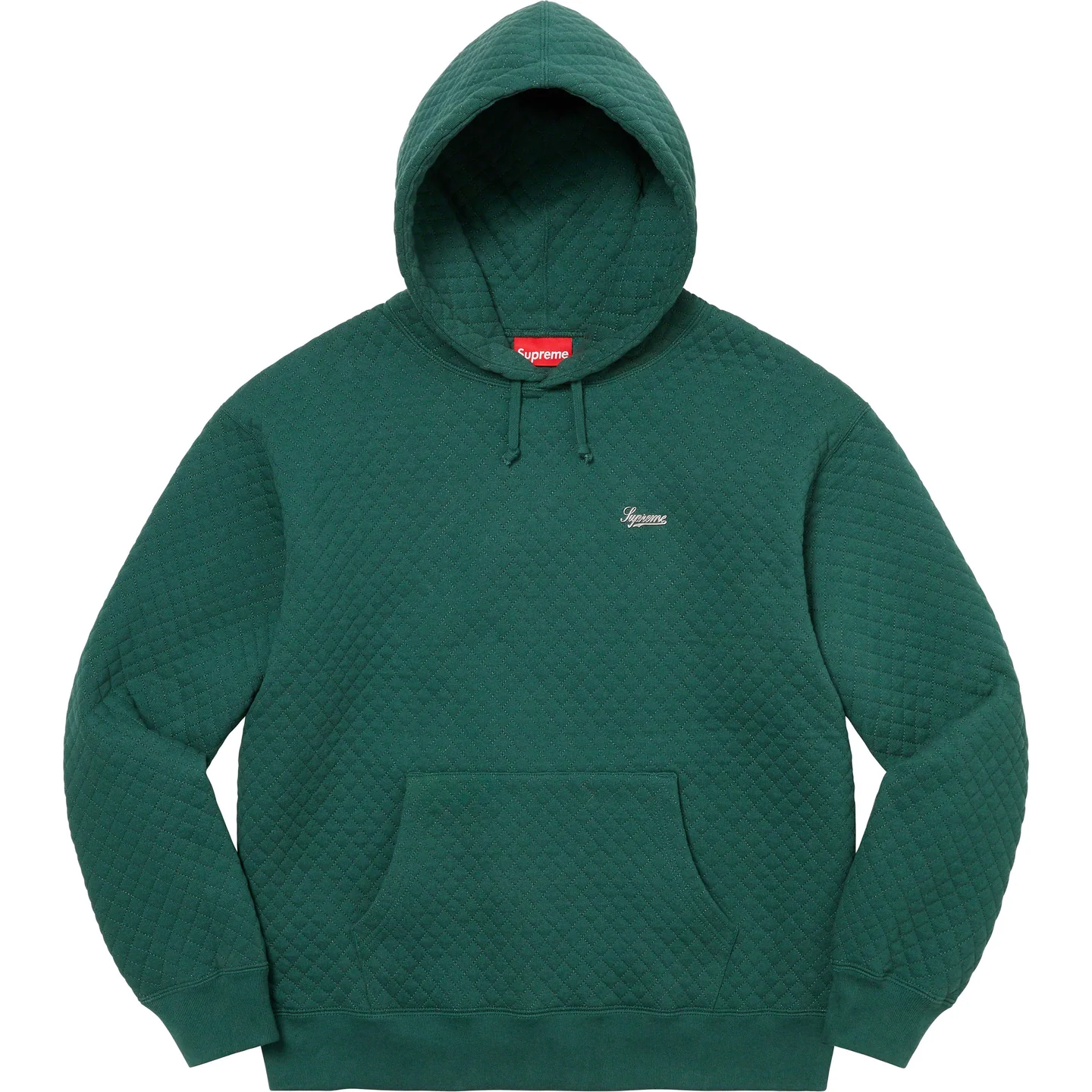 Supreme Micro Quilted Hooded Sweatshirt