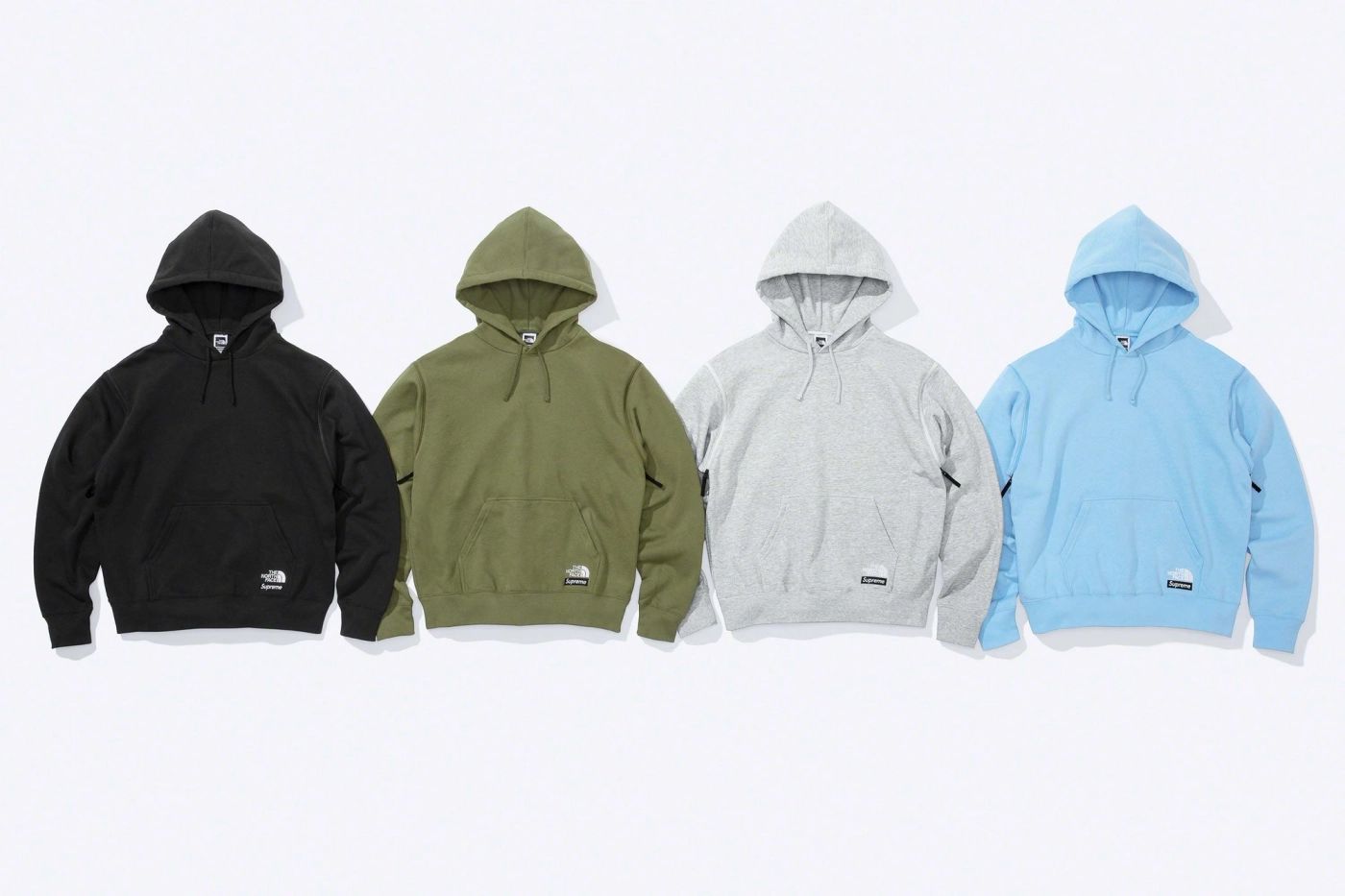 Supreme North Face Convertible Hoodie Alaskan Blue - SS