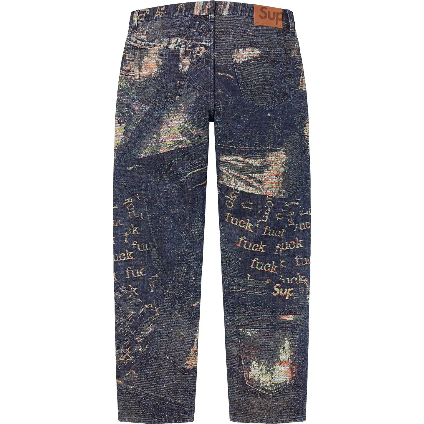 Archive Denim Jacquard Regular Jean | Supreme 23ss