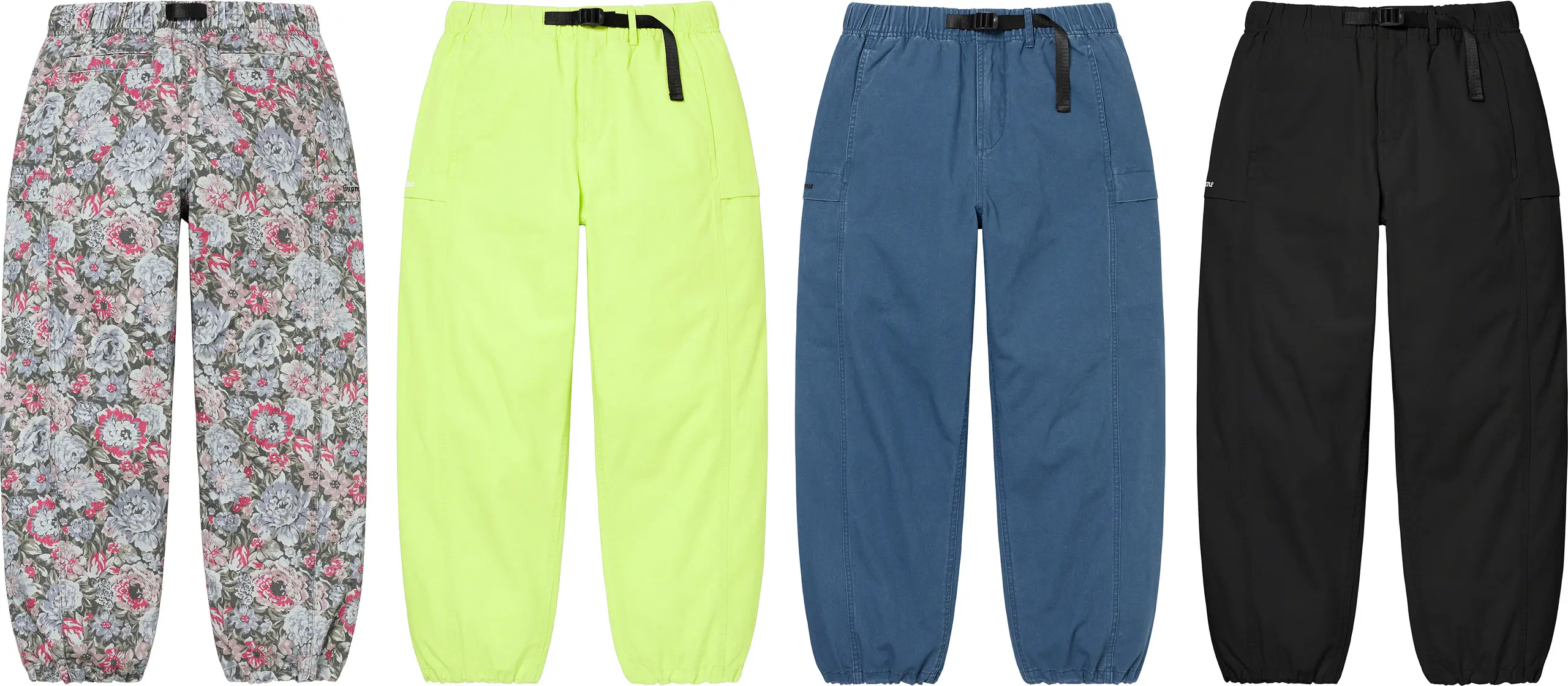 【希少】Supreme Belted Trail Pant LIME Sサイズ