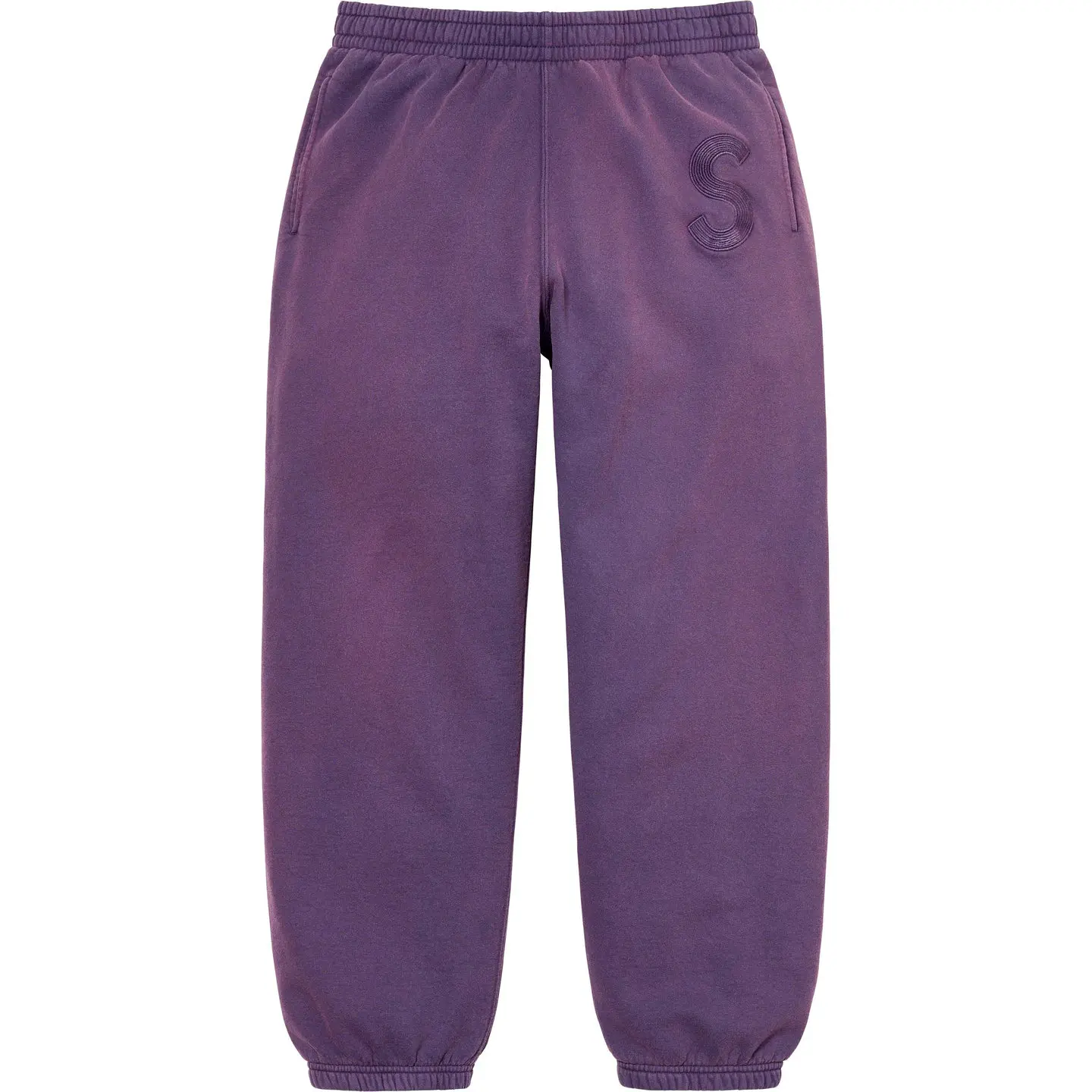 Supreme Overdyed S Logo Sweatpant Purple | hospitaldaprovidencia