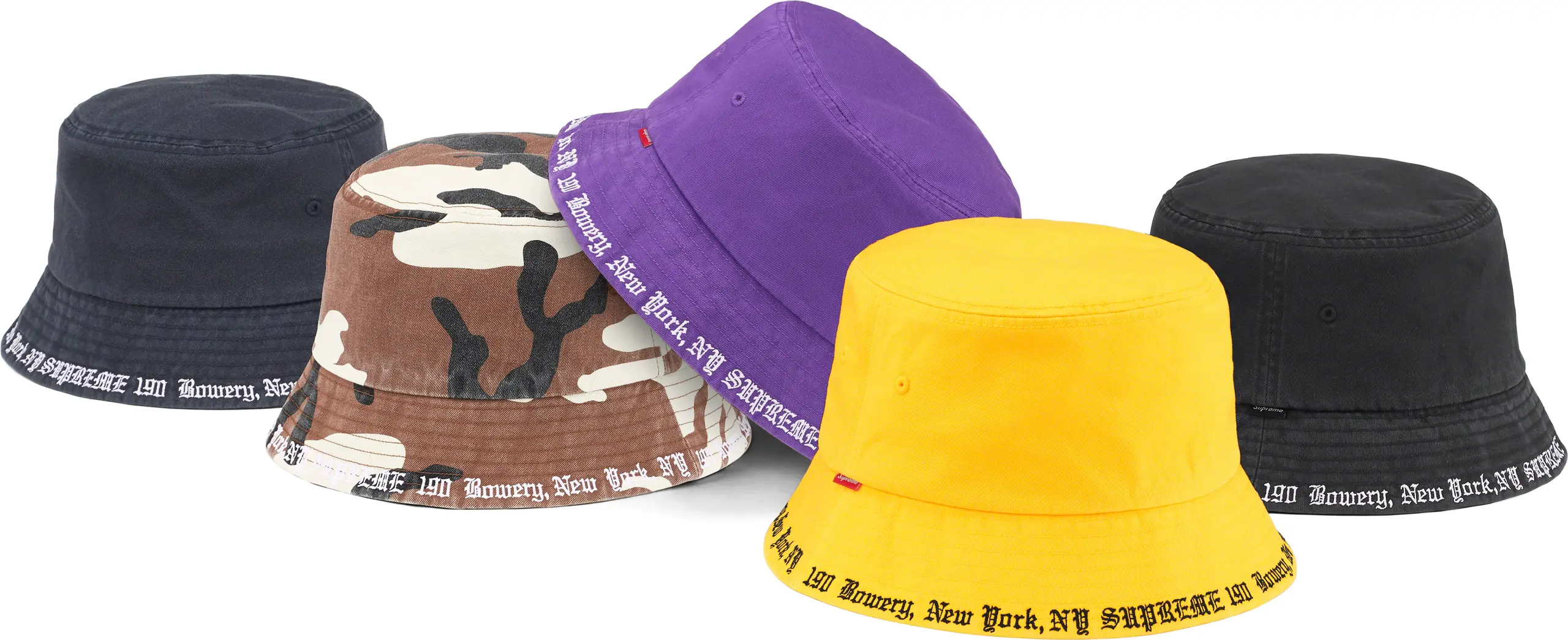 Supreme Embroidered Brim Crusher