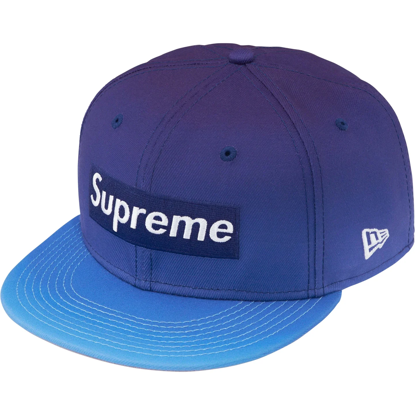 Supreme Gradient Box Logo New Era Black帽子 - キャップ