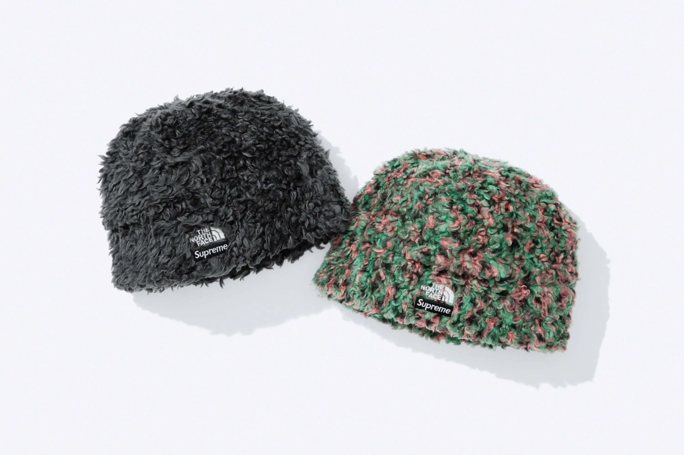 Supreme × TNF High Pile Fleece Beanie-