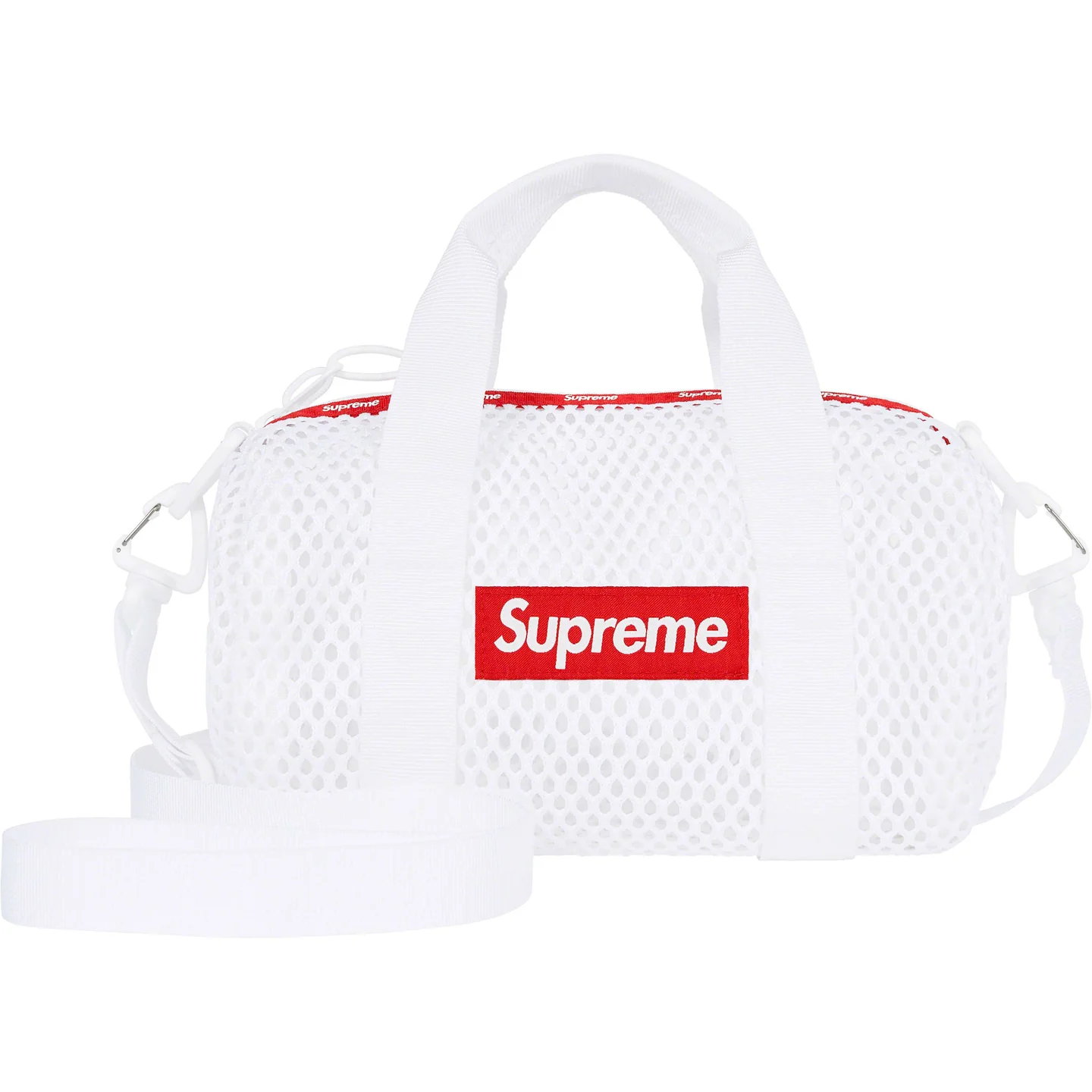 Supreme Mesh Mini Duffle Bag "Leopard