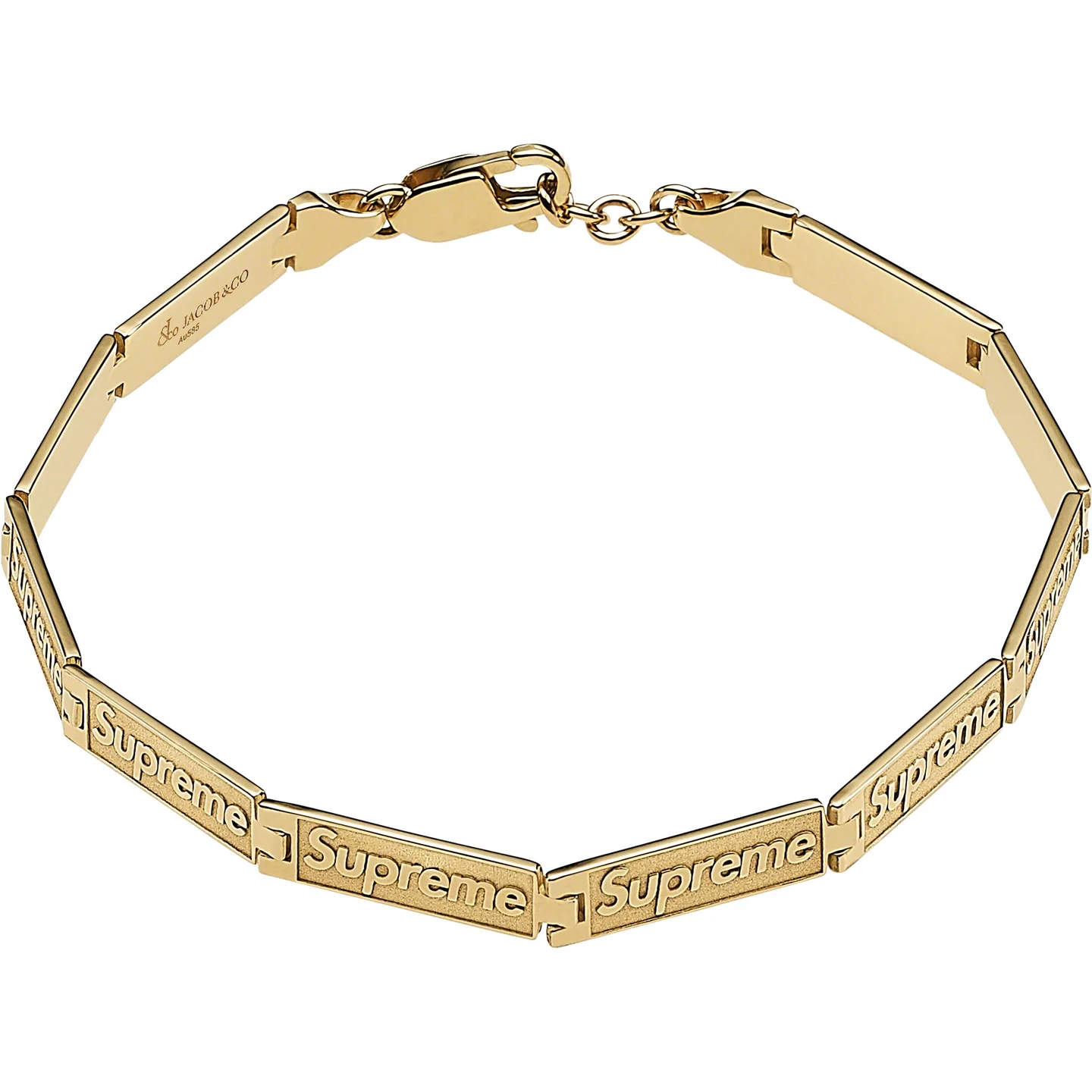 Supreme®/Jacob & Co Logo Link Bracelet | Supreme 23ss
