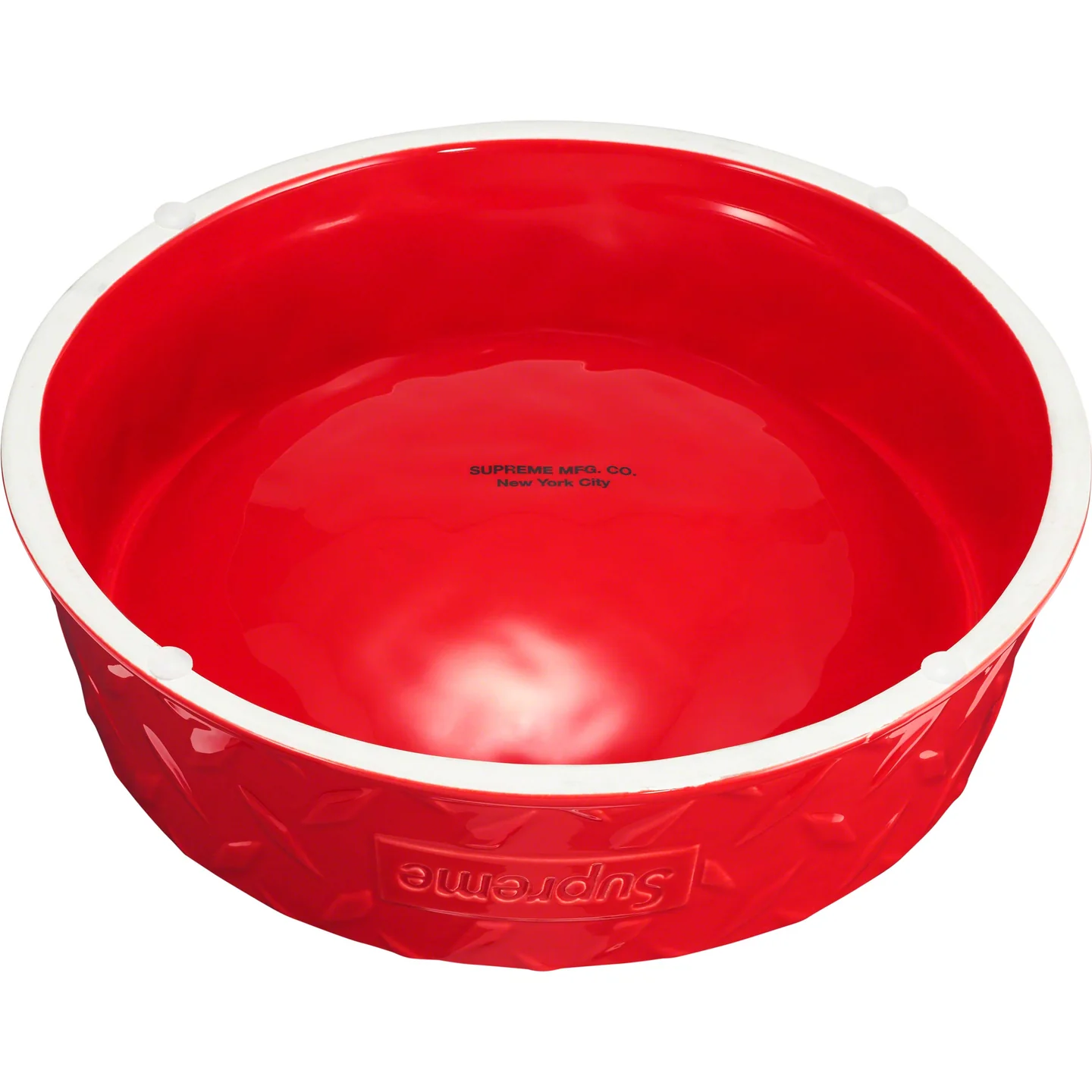 Diamond Plate Dog Bowl | Supreme 23ss