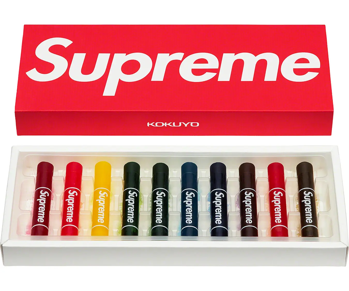 クレヨン∞ Supreme®/Kokuyo Translucent Crayons (Pack of 10) | Supreme 23ss