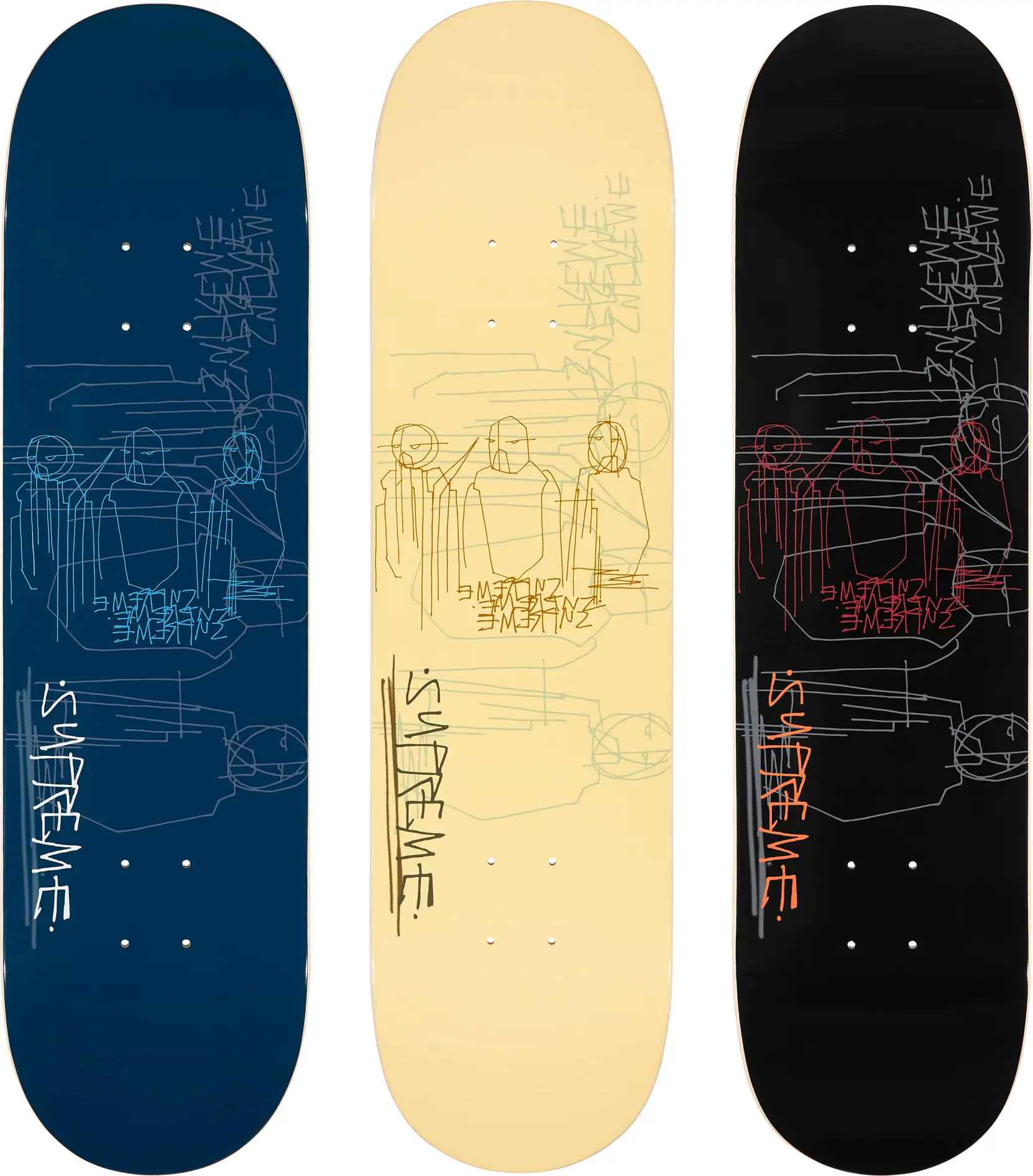 Supreme Three Kings Skateboard
