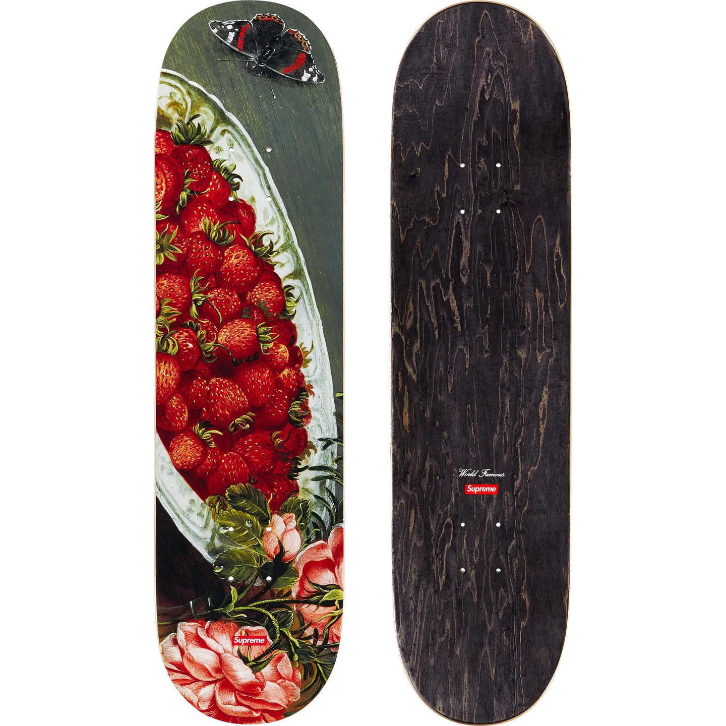 Supreme Strawberries Skateboard