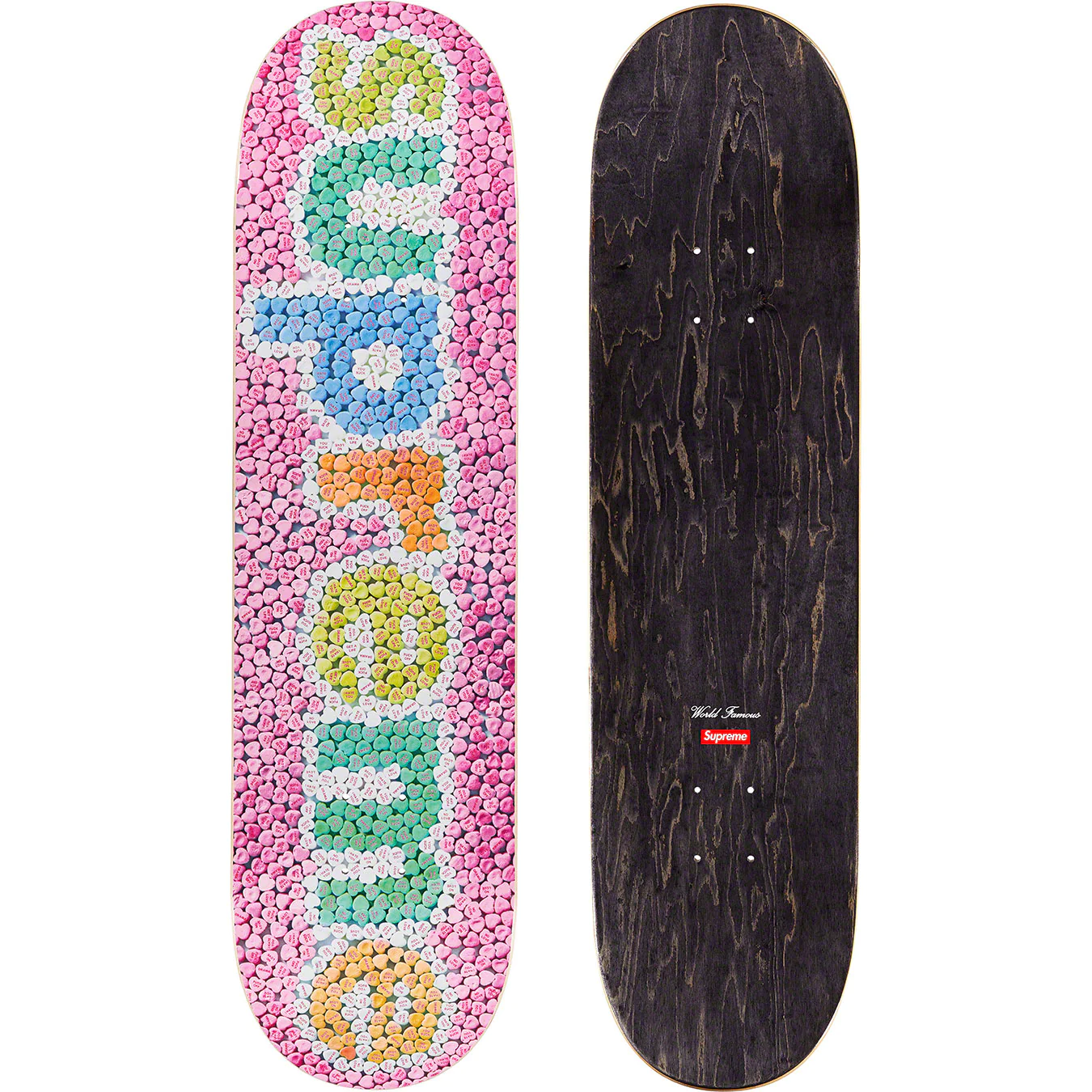 Supreme Candy Hearts Skateboard