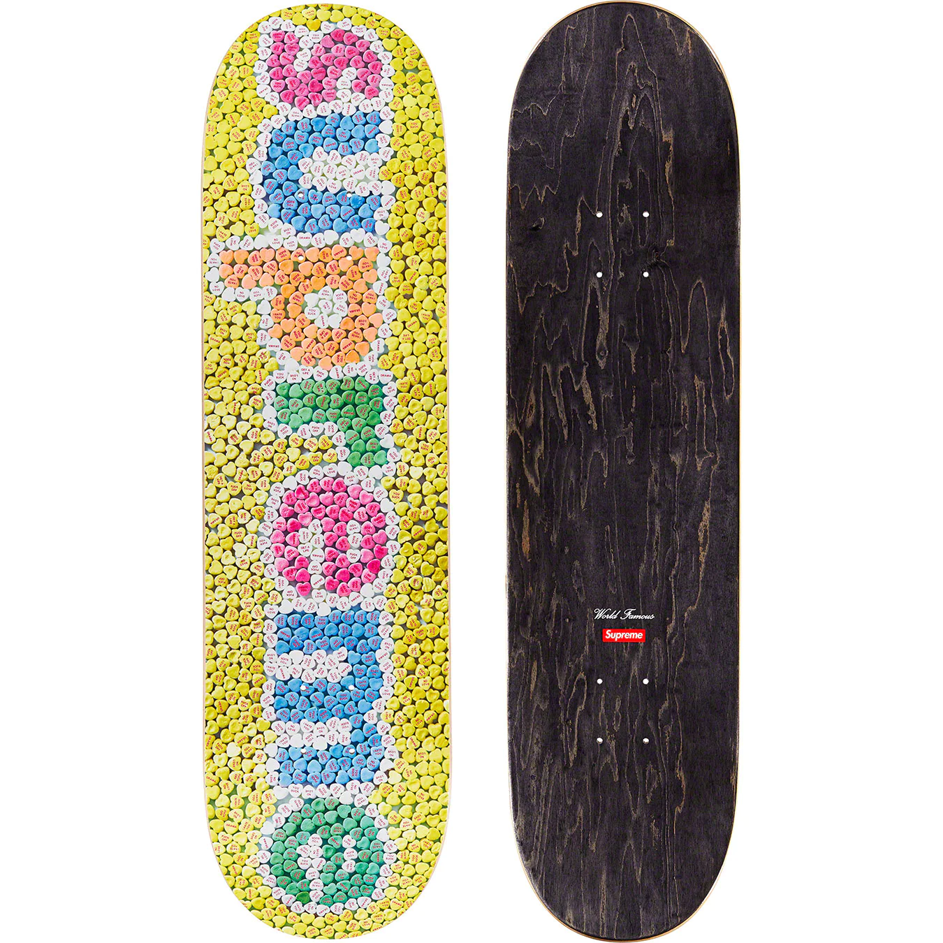 Supreme Candy Hearts Skateboard