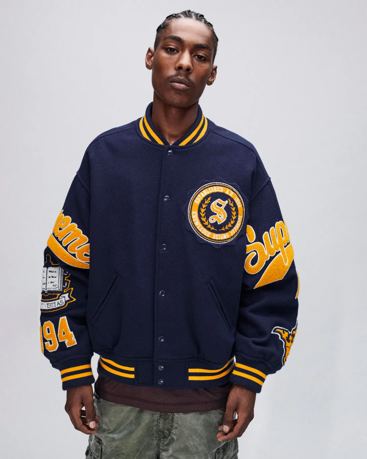 Supreme Veritas Varsity Jacket