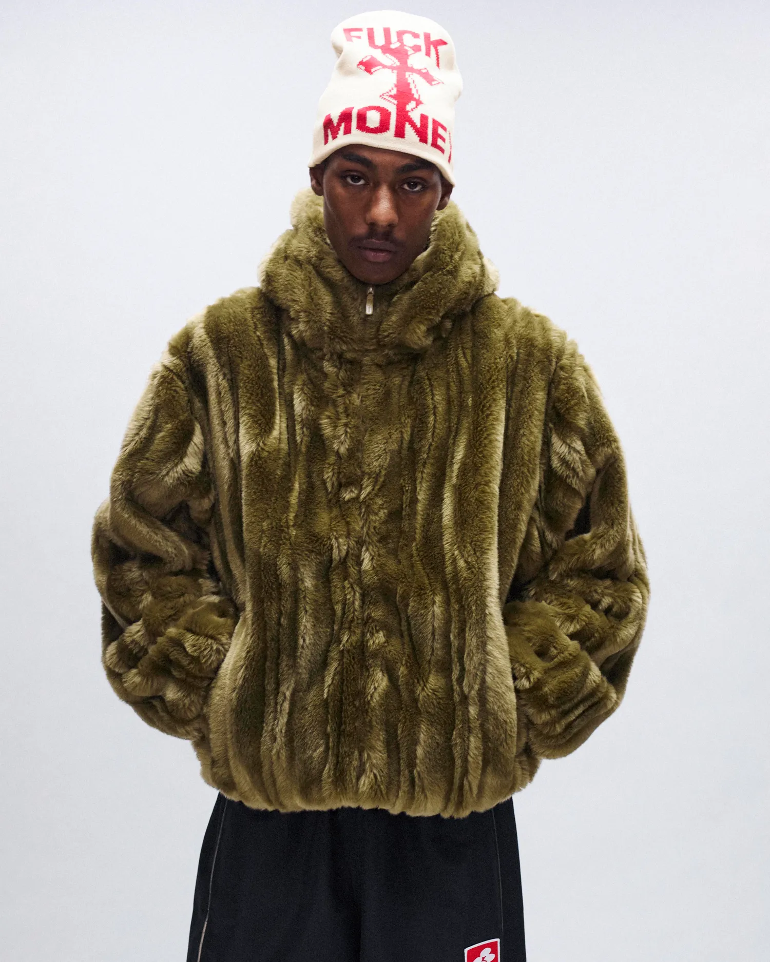 Supreme Faux Fur Hooded Jacket